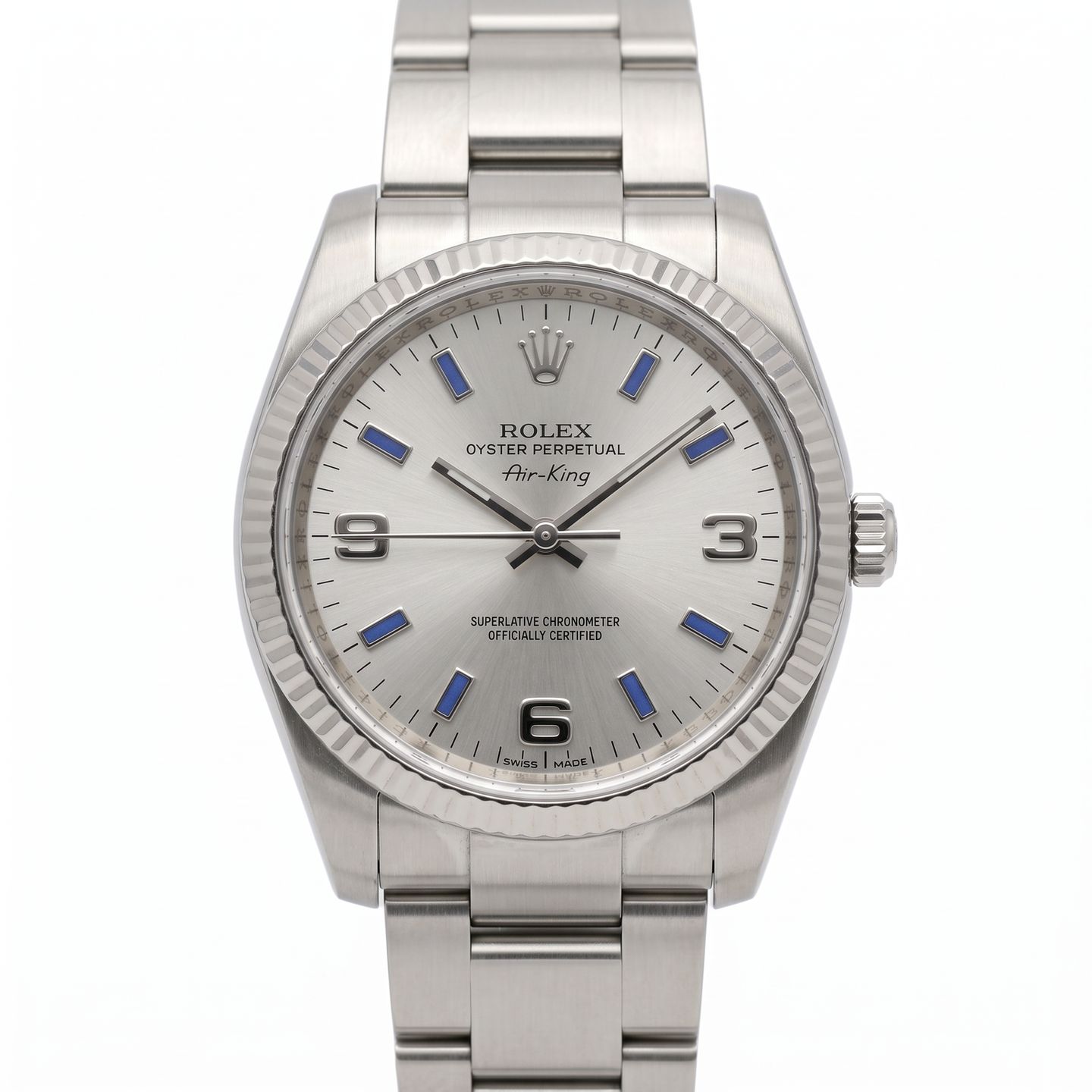 Rolex Oyster Perpetual 34 114200 (Onbekend (willekeurig serienummer)) - 34mm Staal (1/5)