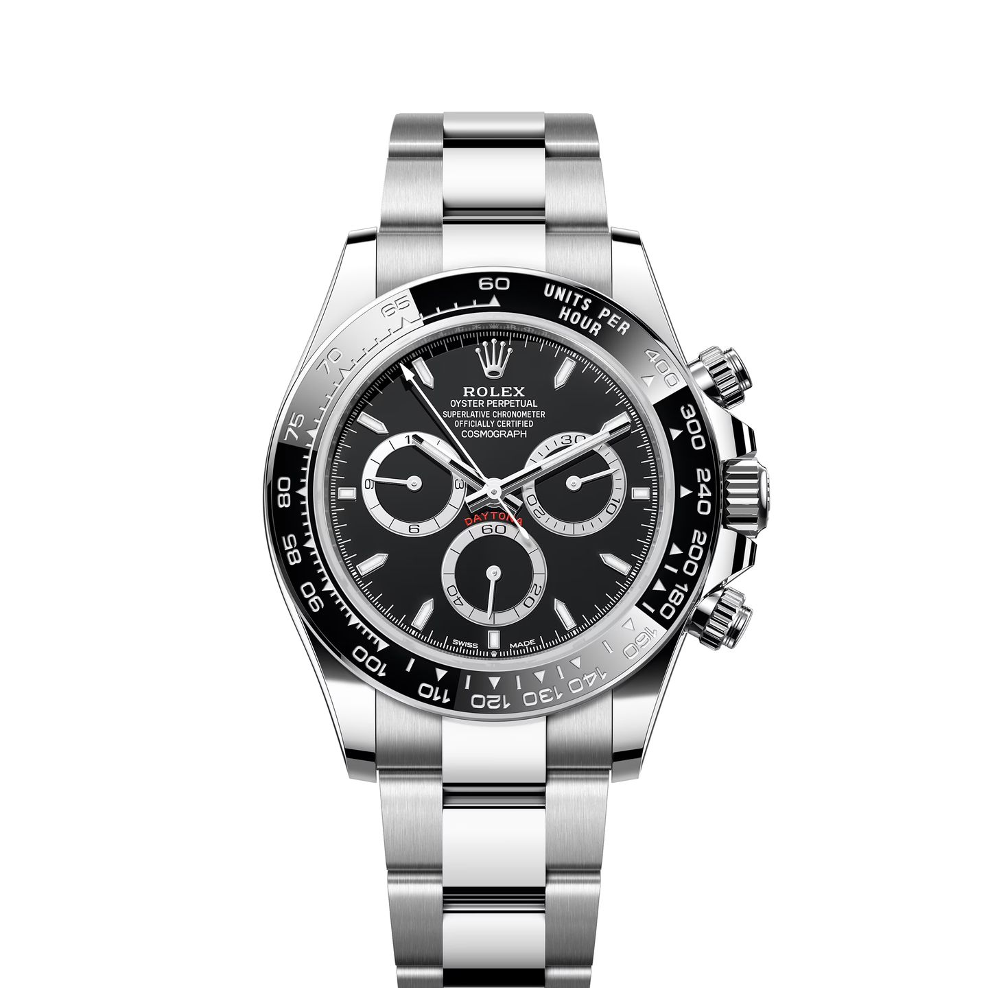 Rolex Daytona 126500LN (2024) - Zwart wijzerplaat 40mm Staal (1/8)