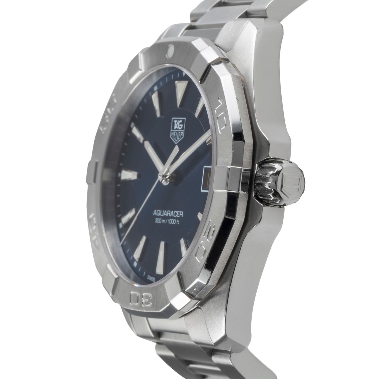 TAG Heuer Aquaracer 300M WAY1112 (2015) - Blue dial 41 mm Steel case (6/8)