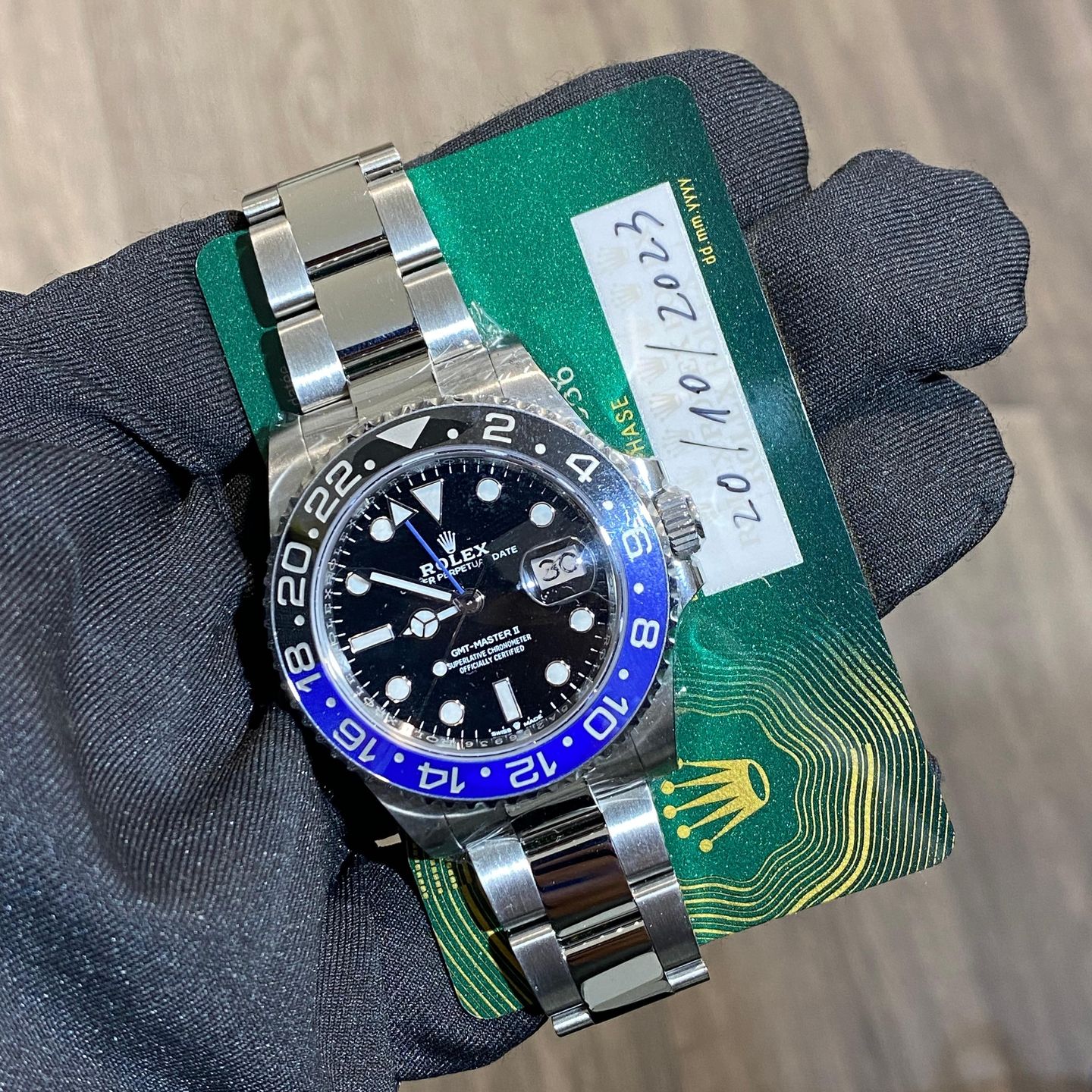 Rolex GMT-Master II 126710BLNR (2023) - Zwart wijzerplaat 40mm Staal (1/1)