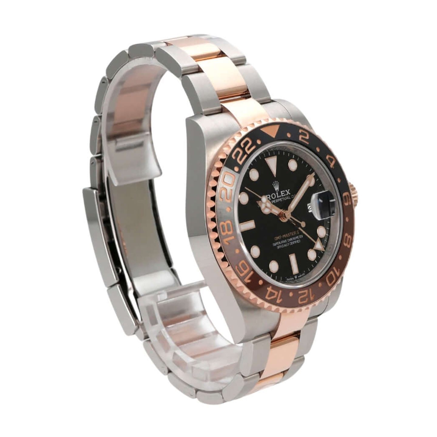 Rolex GMT-Master II 126711CHNR (2025) - Zwart wijzerplaat 40mm Goud/Staal (4/8)