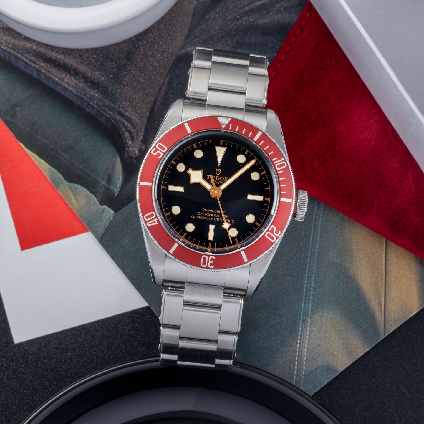 Tudor Black Bay 79230R (Unknown (random serial)) - Black dial 41 mm Steel case (1/8)