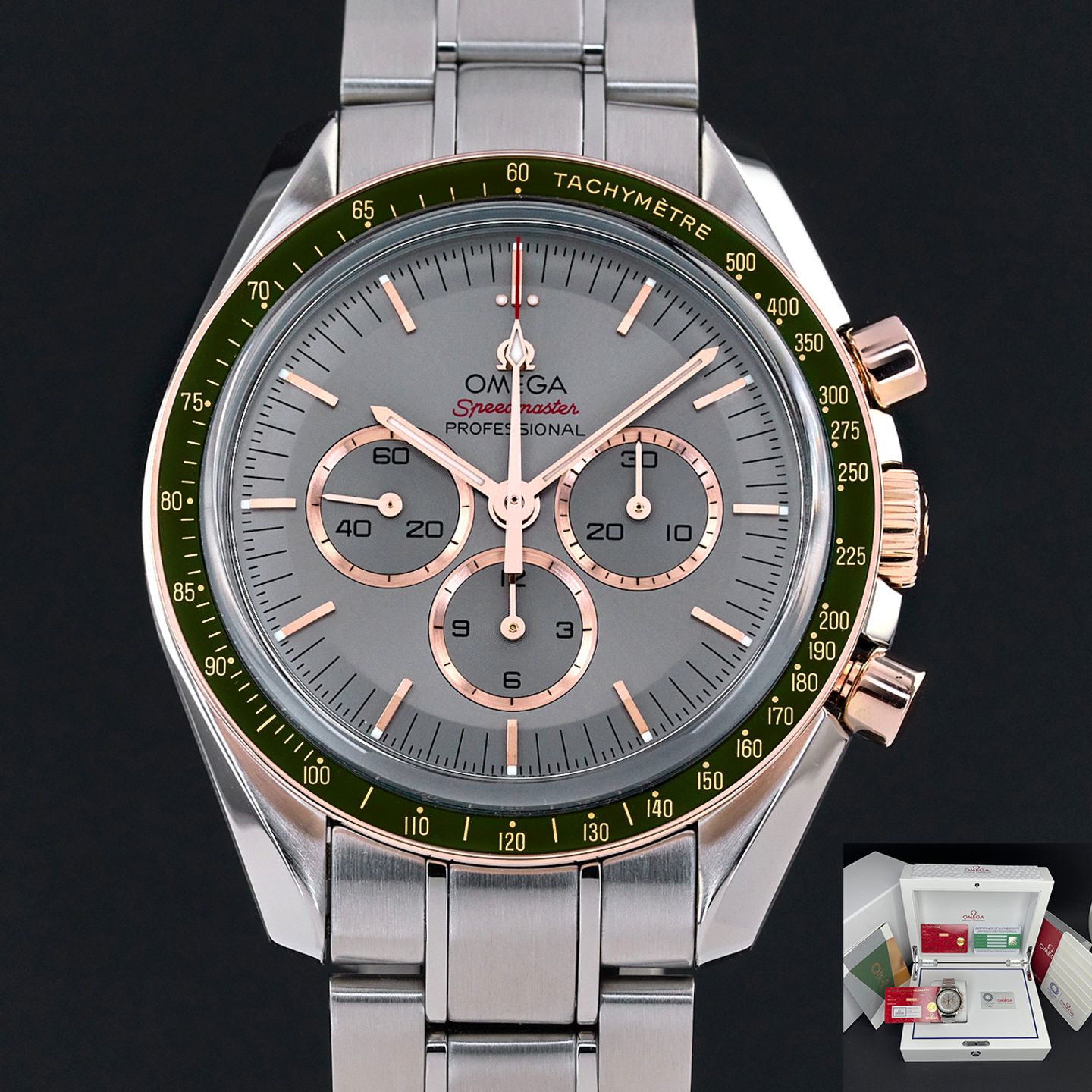 Omega Speedmaster Professional Moonwatch 522.20.42.30.06.001 (2020) - Grijs wijzerplaat 42mm Staal (1/7)