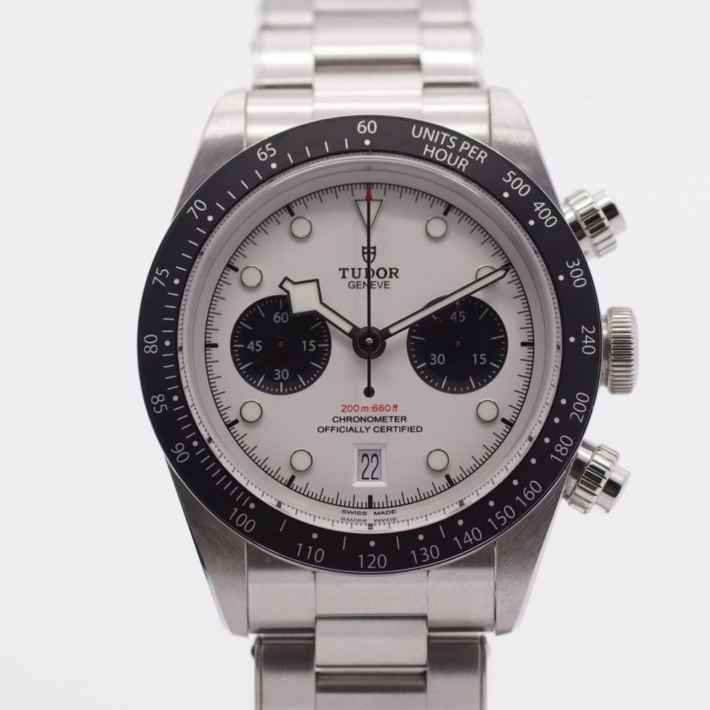 Tudor Black Bay Chrono 79360N (2021) - White dial 41 mm Steel case (5/8)
