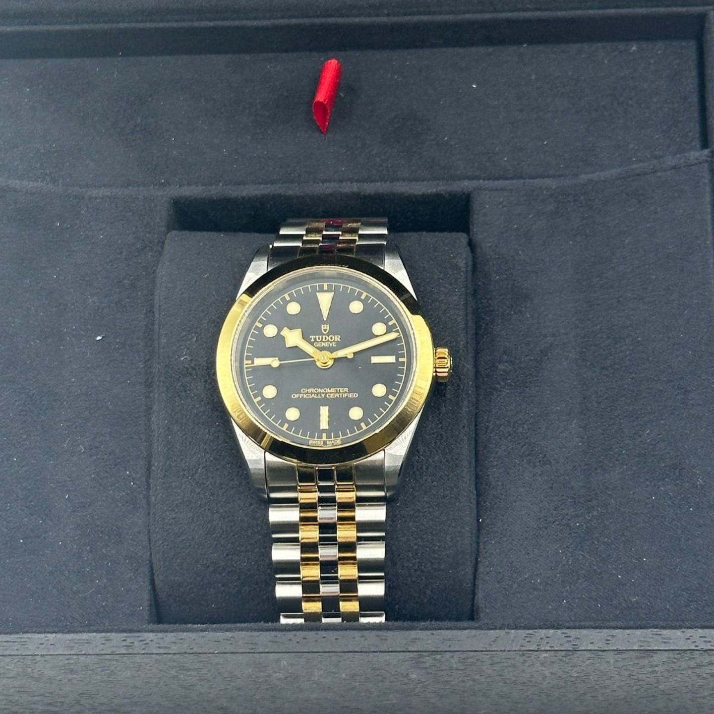 Tudor Black Bay S&G 79663-0001 (2024) - Zwart wijzerplaat 39mm Staal (5/8)