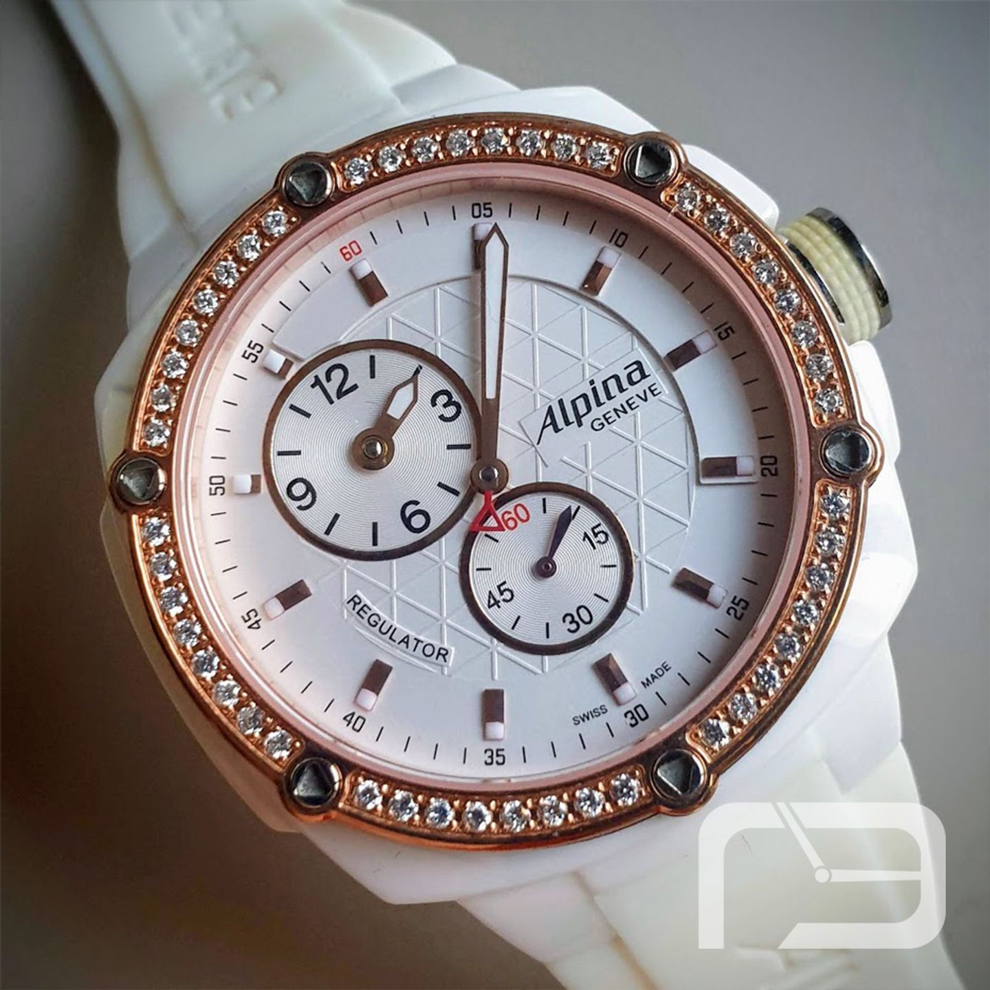 Alpina Extreme AL-650LSSS3AEDC4 (2024) - White dial 42 mm Ceramic case (1/8)