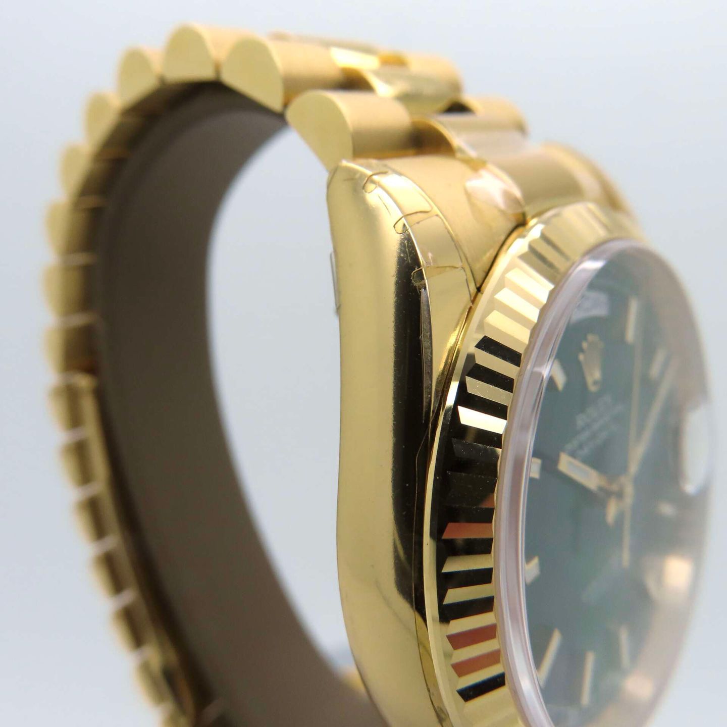 Rolex Day-Date 36 118238 (2019) - Green dial 36 mm Yellow Gold case (8/8)