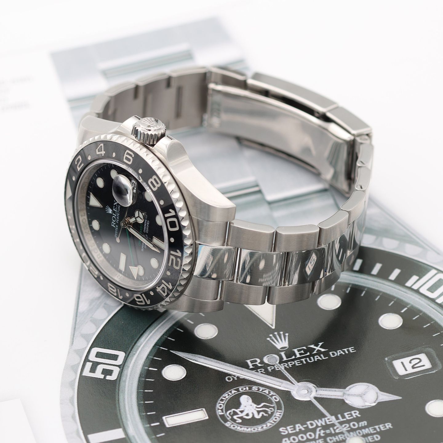 Rolex GMT-Master II 116710LN (Unknown (random serial)) - Black dial 40 mm Steel case (7/8)