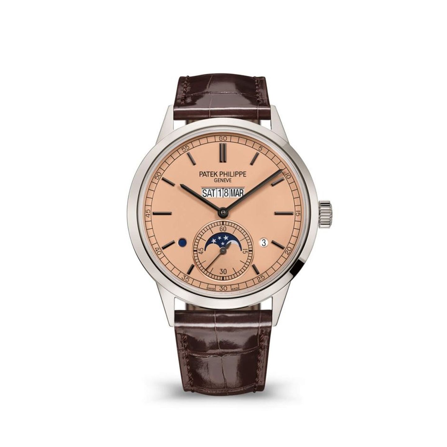 Patek Philippe Perpetual Calendar 5236P-010 (2025) - Pink dial 41 mm Platinum case (1/1)