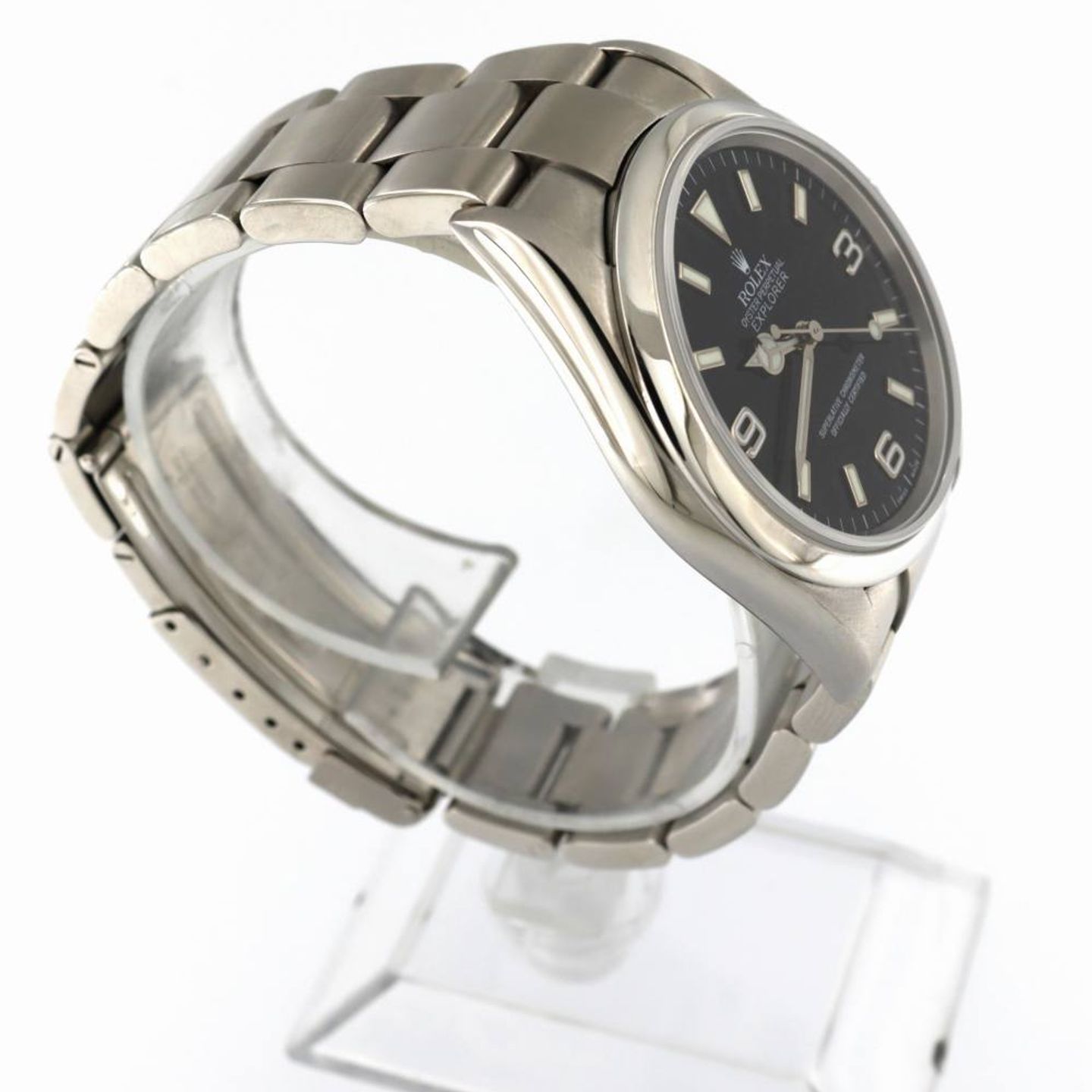 Rolex Explorer 114270 (2006) - Zwart wijzerplaat 36mm Staal (3/6)