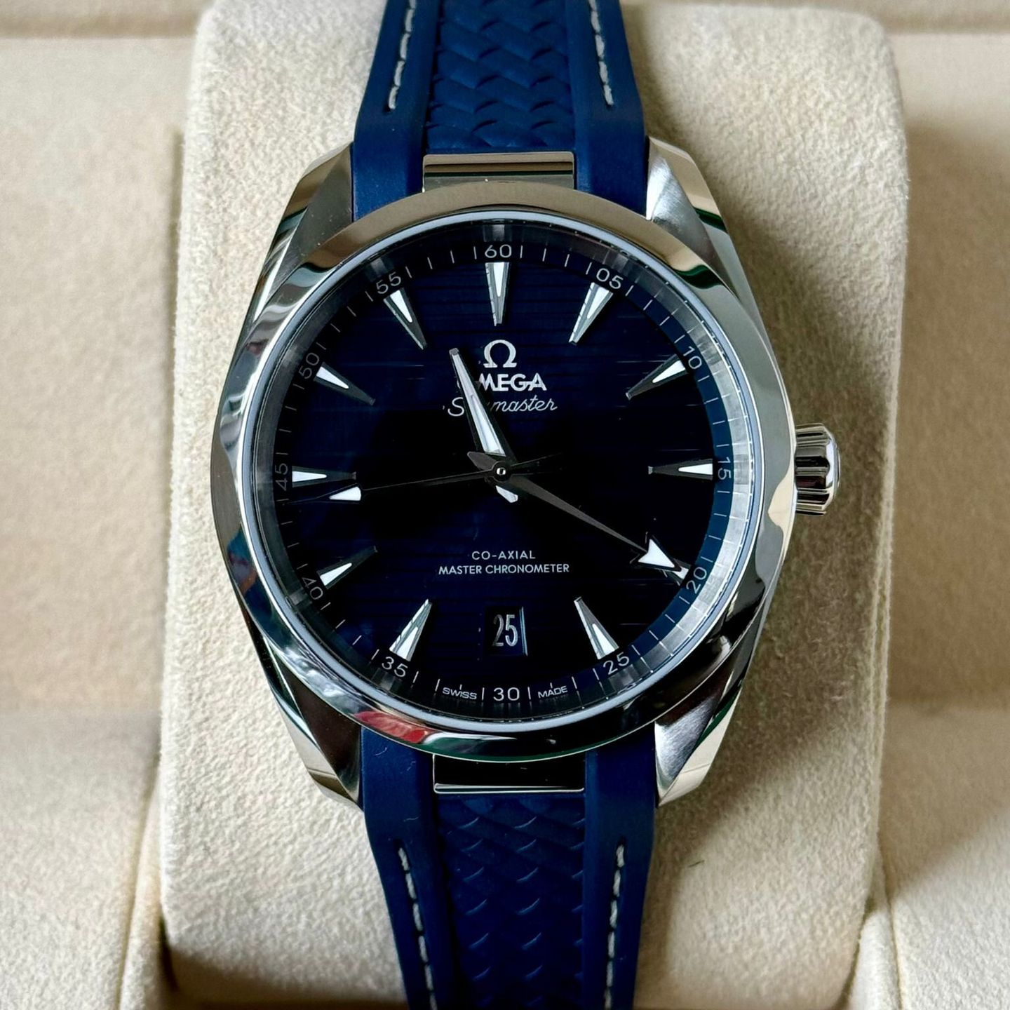 Omega Seamaster Aqua Terra 220.12.41.21.03.007 (2024) - Blauw wijzerplaat 41mm Staal (2/7)