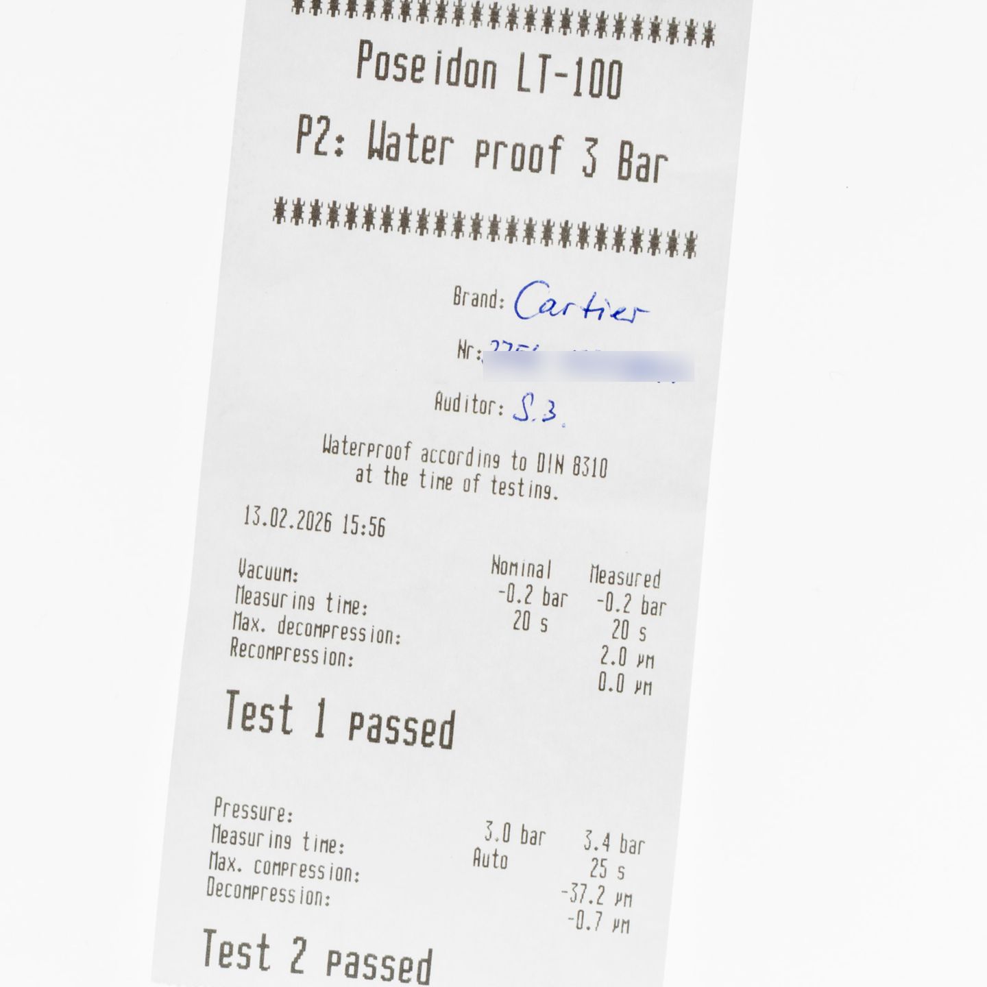 Cartier Calibre de Cartier WSCA0003 (Unknown (random serial)) - Silver dial 38 mm Steel case (5/8)