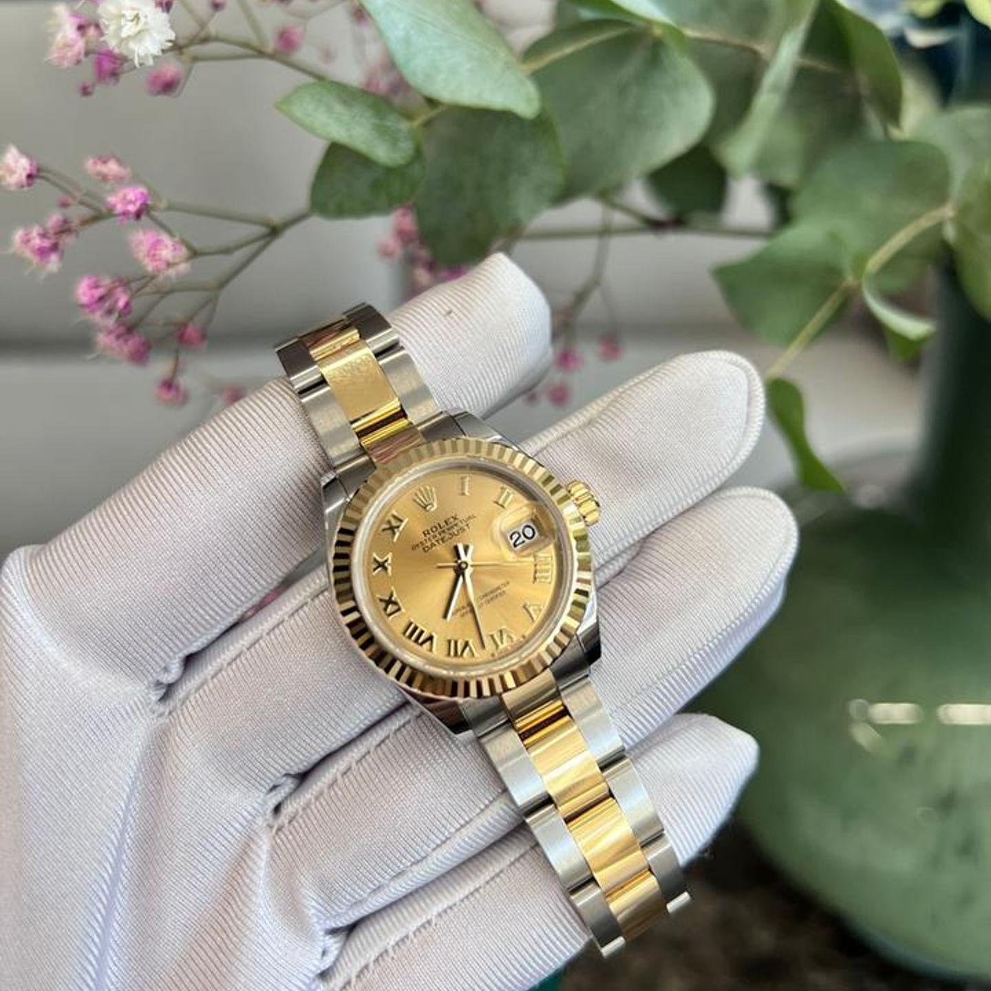Rolex Lady-Datejust 279173 CHAMP ROMAN OYS - (4/5)