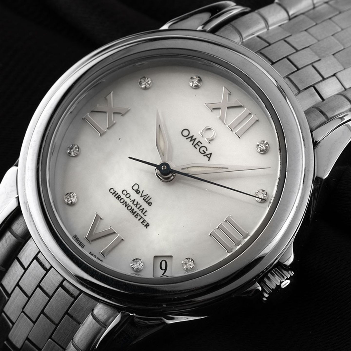 Omega De Ville 4581.75.00 (2010) - Zilver wijzerplaat 33mm Staal (3/7)