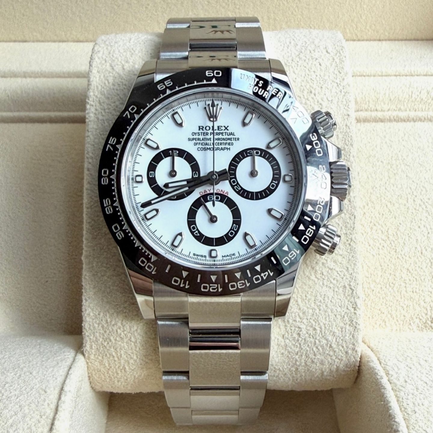 Rolex Daytona 116500LN (2023) - Wit wijzerplaat 40mm Staal (2/14)