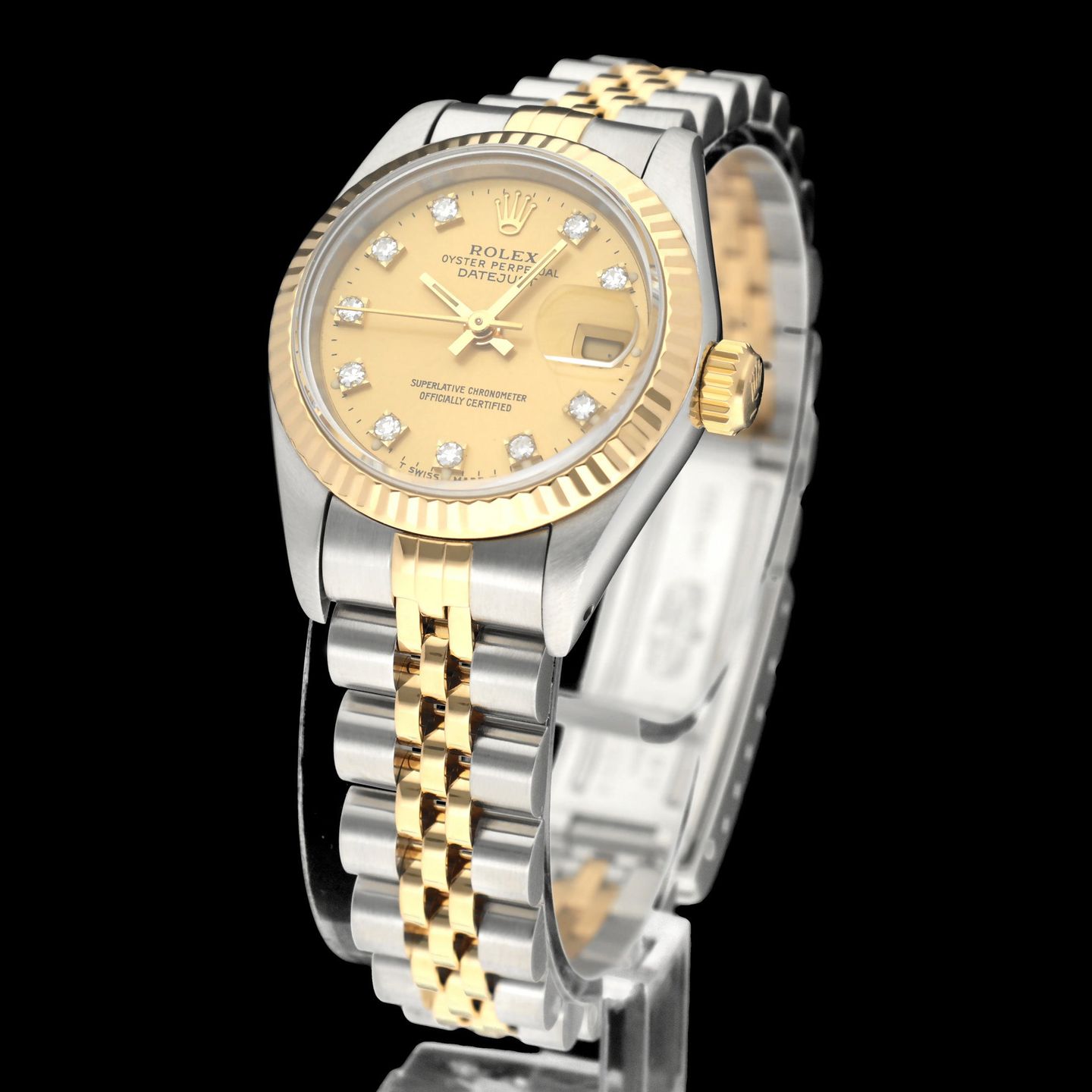 Rolex Lady-Datejust 69173G (1991) - 26 mm Gold/Steel case (2/8)