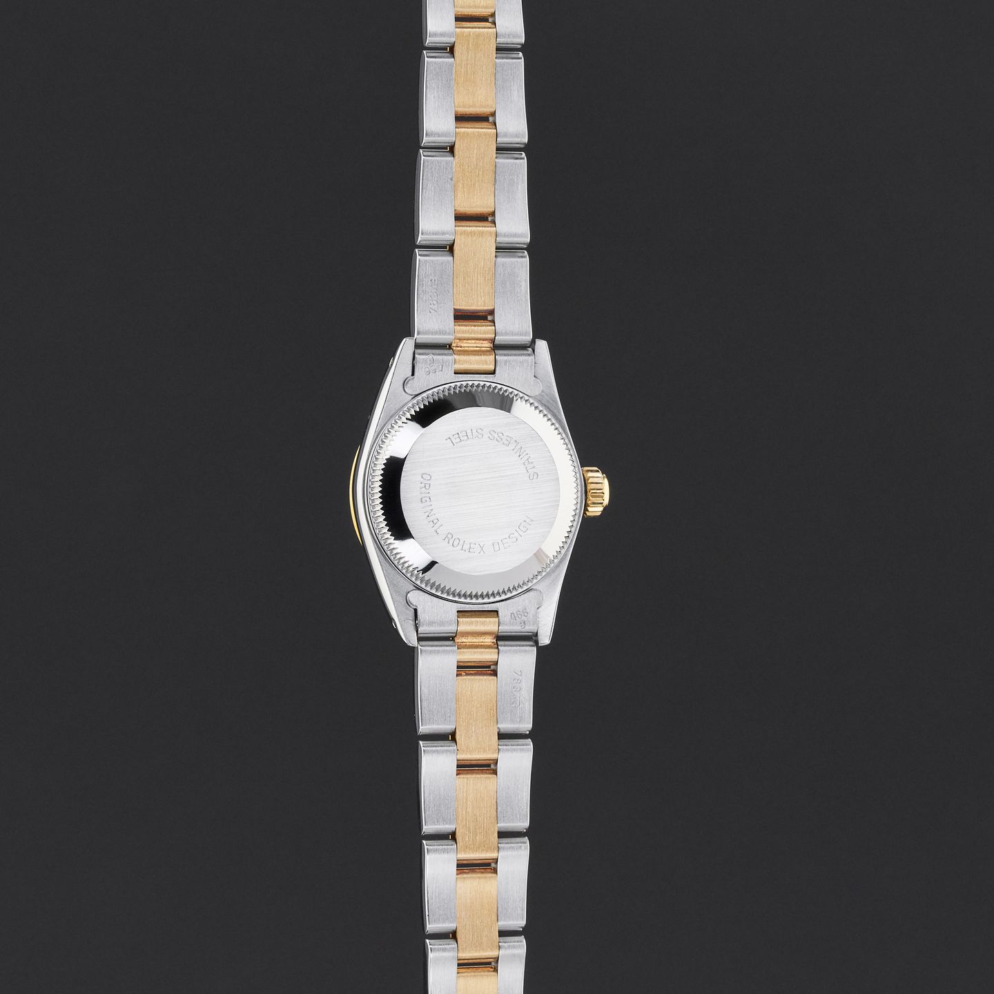 Rolex Oyster Perpetual 67193 (1991) - 26 mm Gold/Steel case (7/8)
