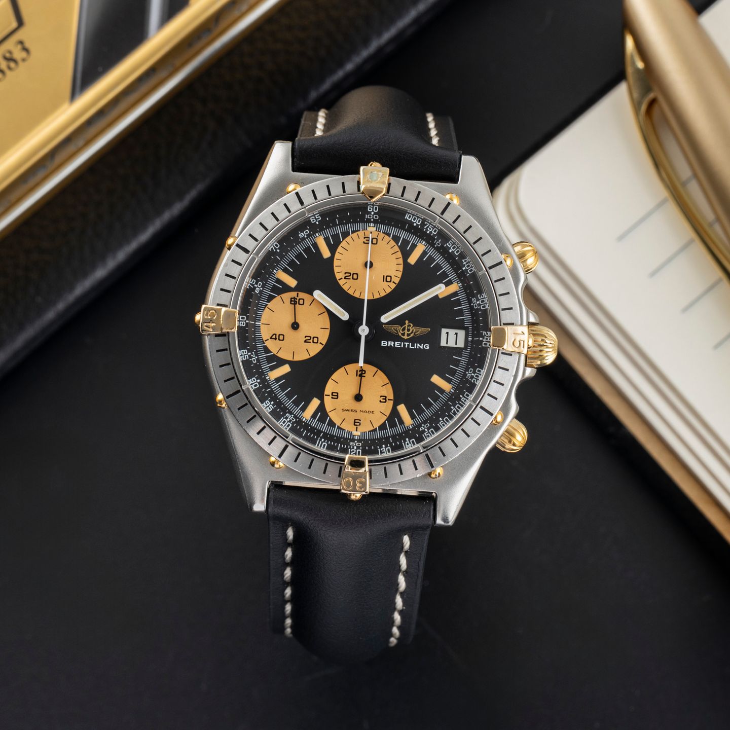 Breitling Crosswind Racing B13055 (Unknown (random serial)) - Black dial 43 mm Steel case (1/8)