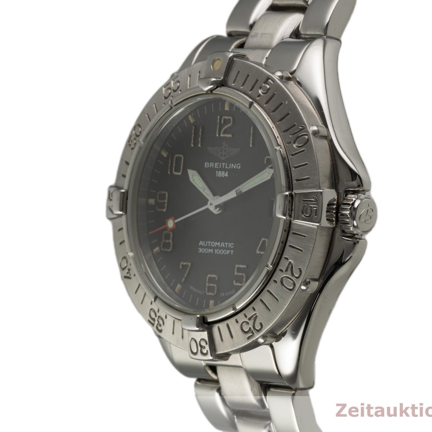Breitling Colt Automatic A17035 (Unknown (random serial)) - Grey dial 38 mm Steel case (6/8)