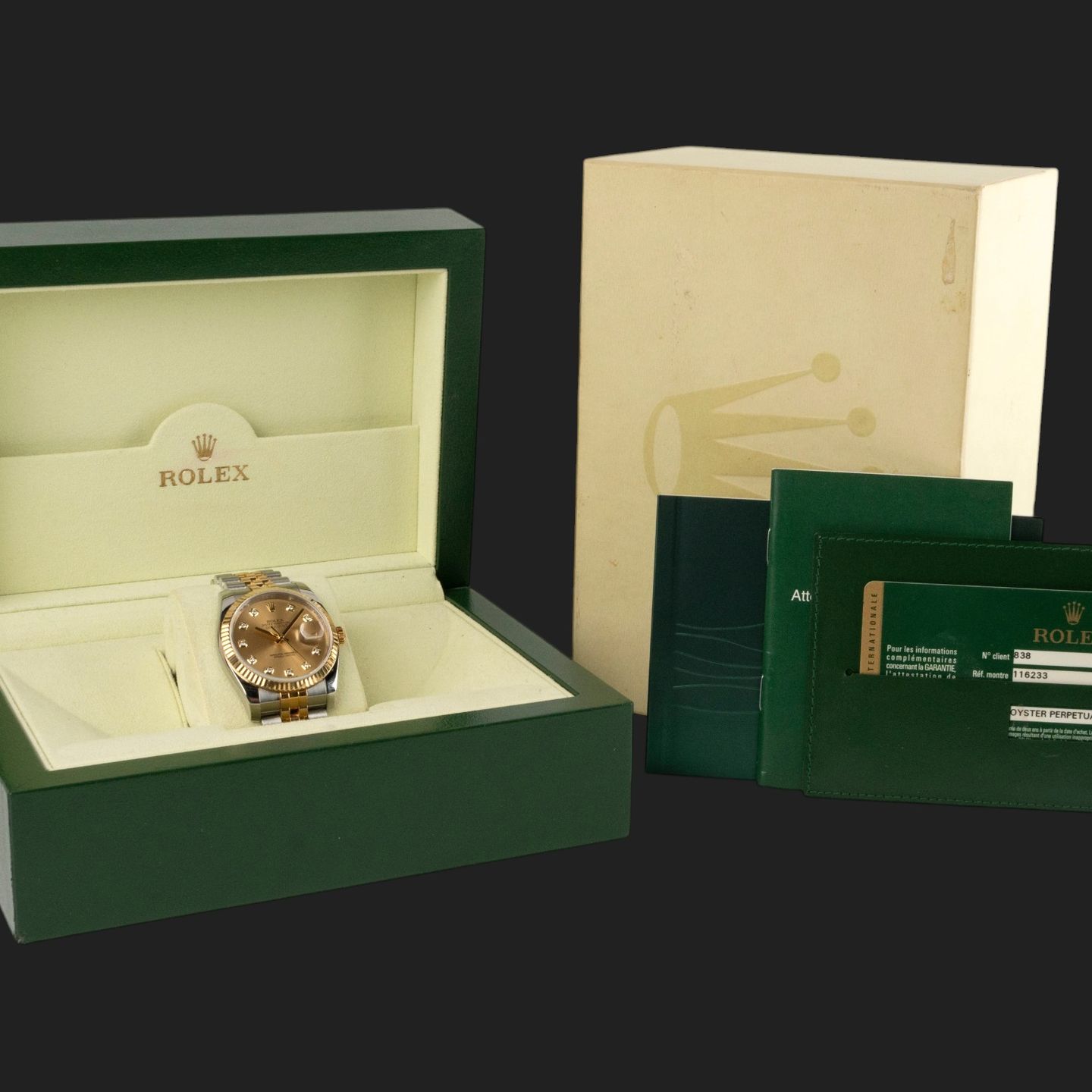 Rolex Datejust 36 116233 (2013) - 36mm Goud/Staal (8/8)