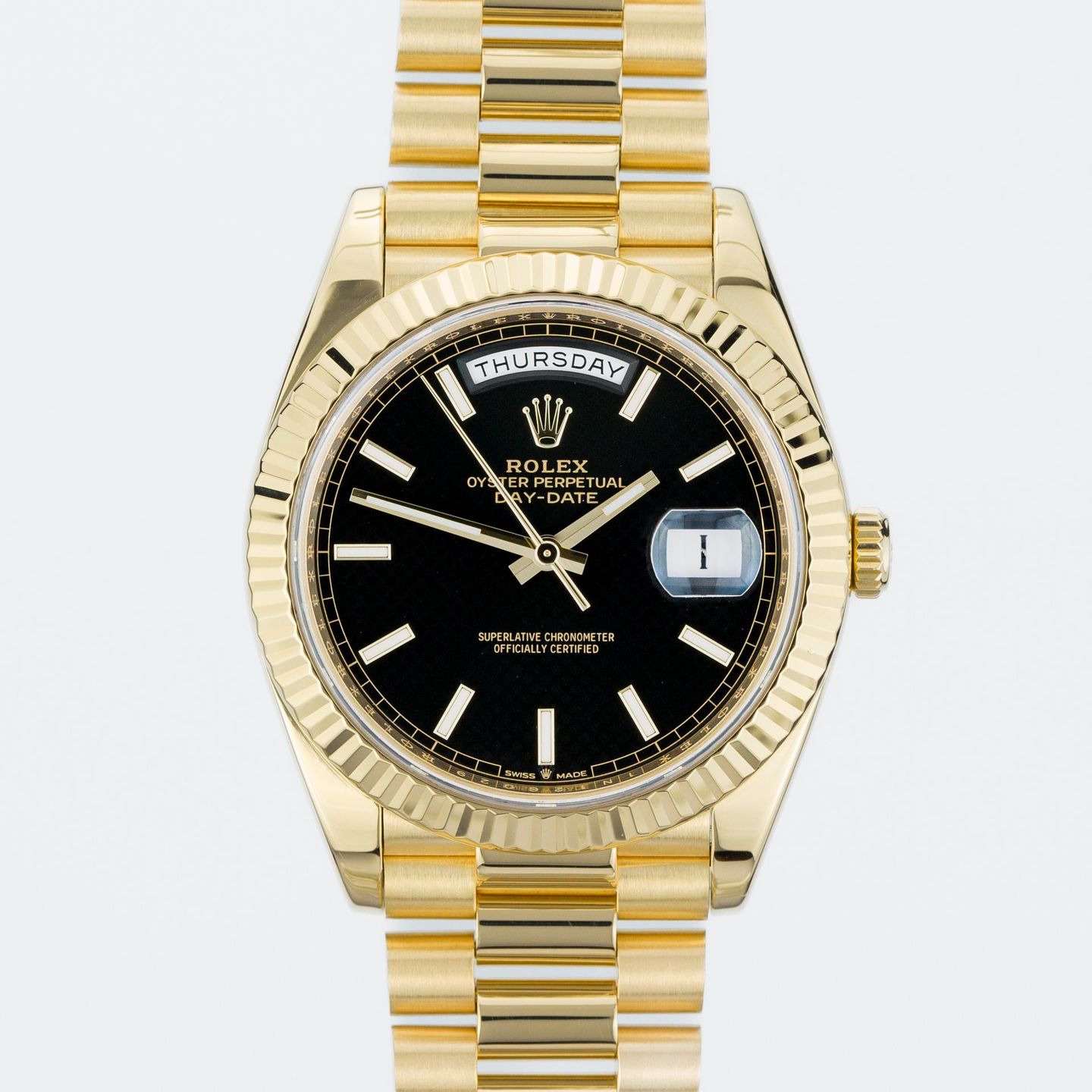 Rolex Day-Date 40 228238 (2020) - 40mm Geelgoud (1/7)