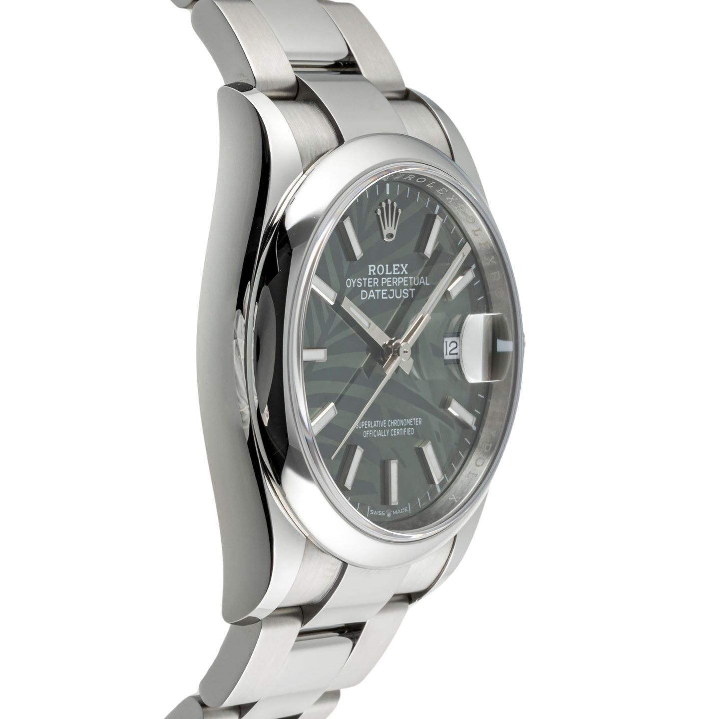 Rolex Datejust 36 126200 (Onbekend (willekeurig serienummer)) - Groen wijzerplaat 36mm Staal (6/8)