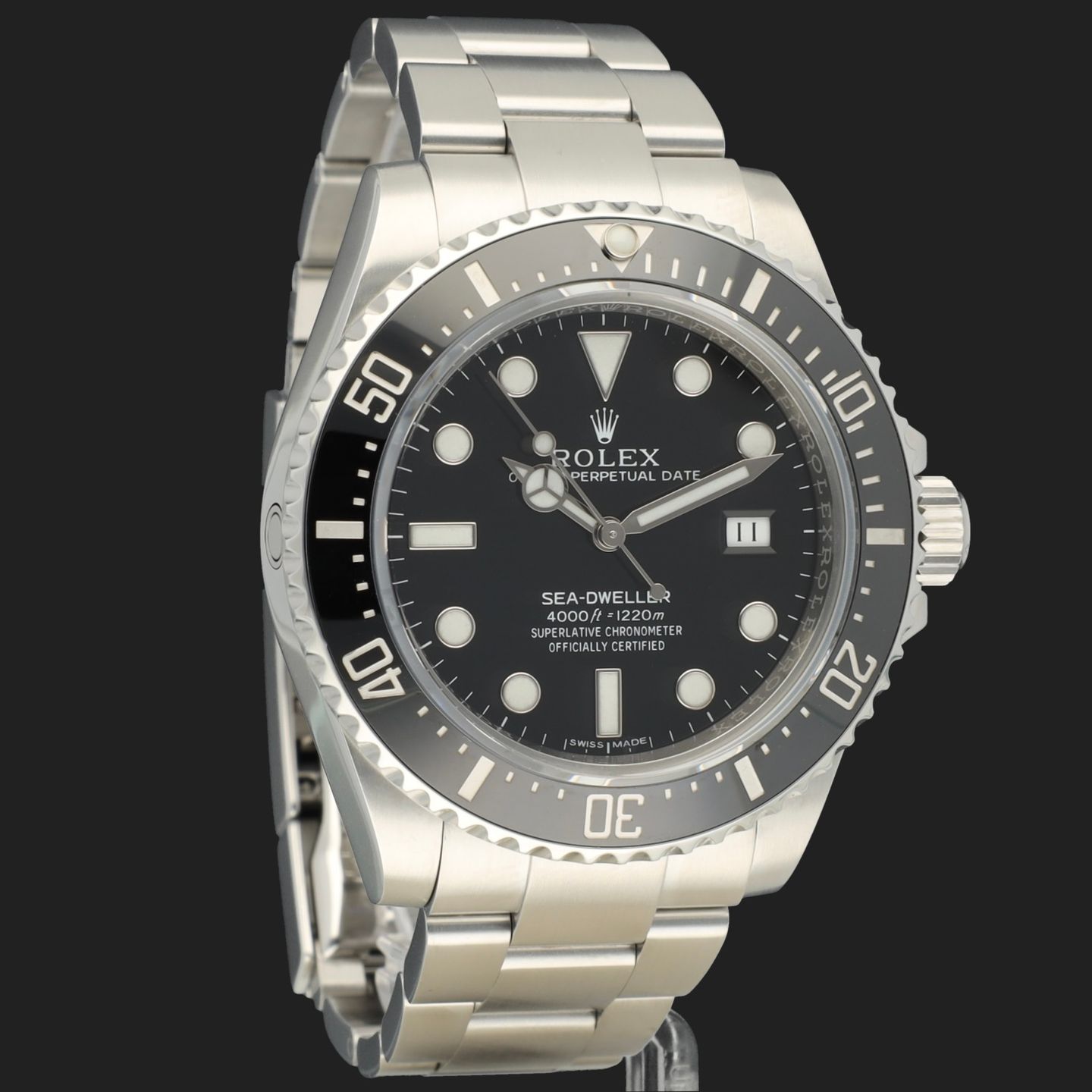 Rolex Sea-Dweller 4000 116600 (2016) - Zwart wijzerplaat 40mm Staal (4/8)