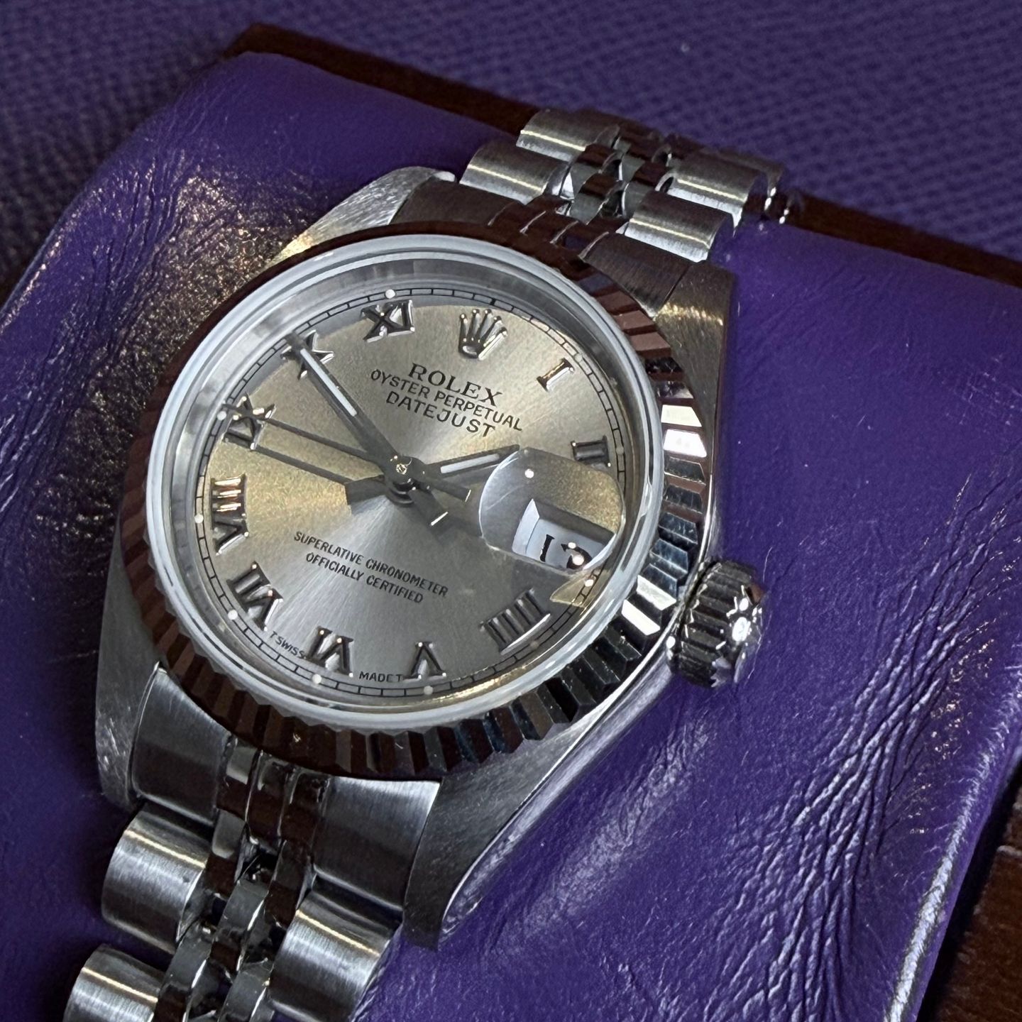 Rolex Lady-Datejust 69174 (1987) - Unknown dial 26 mm Steel case (2/5)