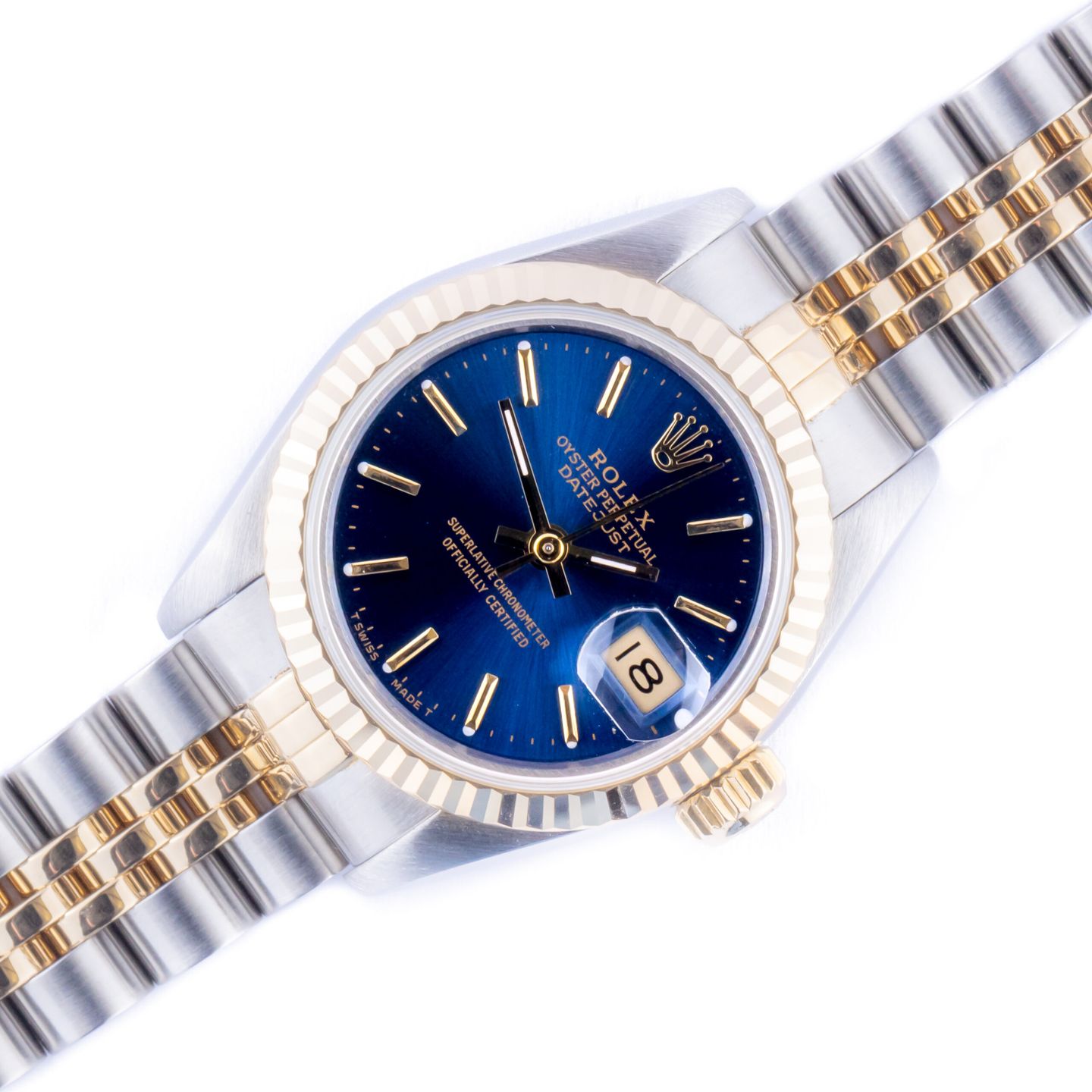 Rolex Lady-Datejust 69173 (1990) - 26mm Goud/Staal (1/8)