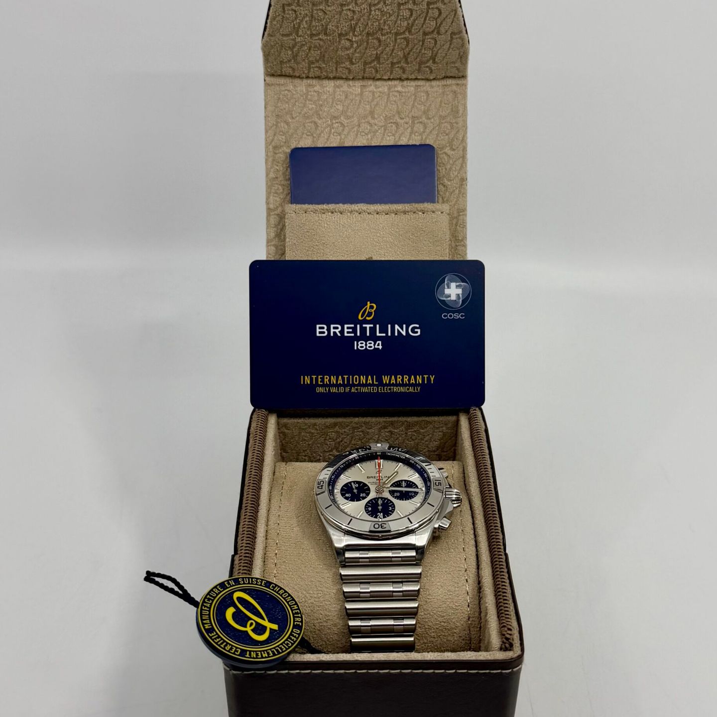 Breitling Chronomat 42 AB0134101G1A1 (2025) - Silver dial 42 mm Steel case (3/8)