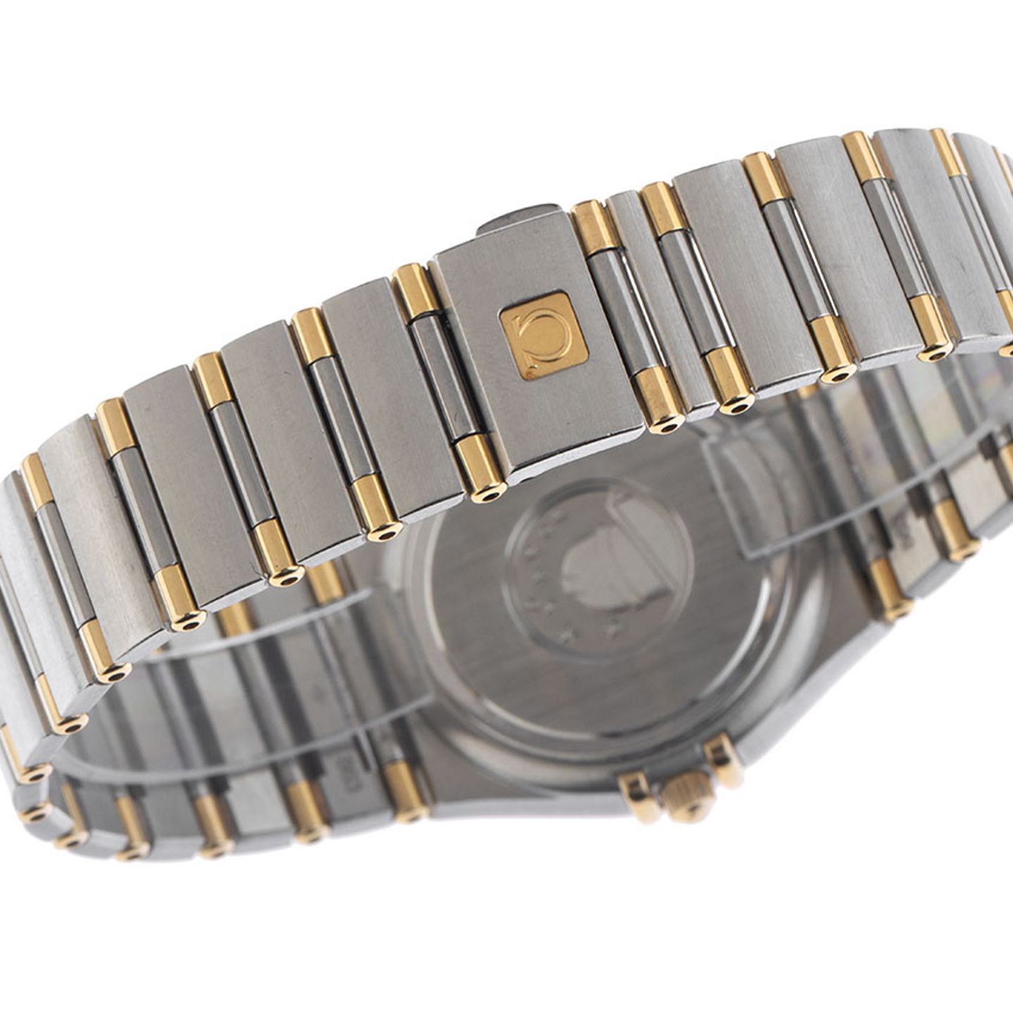 Omega Constellation 796.1201 (1998) - Wit wijzerplaat 27mm Goud/Staal (7/7)