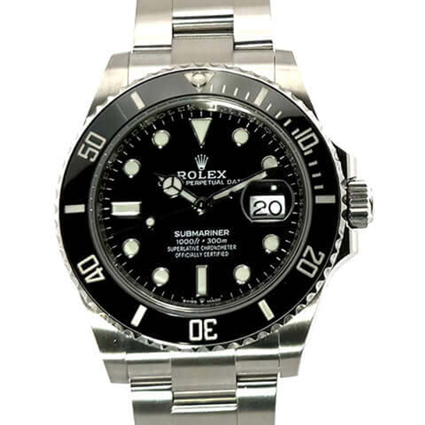 Rolex Submariner Date 126610LN (2021) - Zwart wijzerplaat 41mm Staal (1/8)