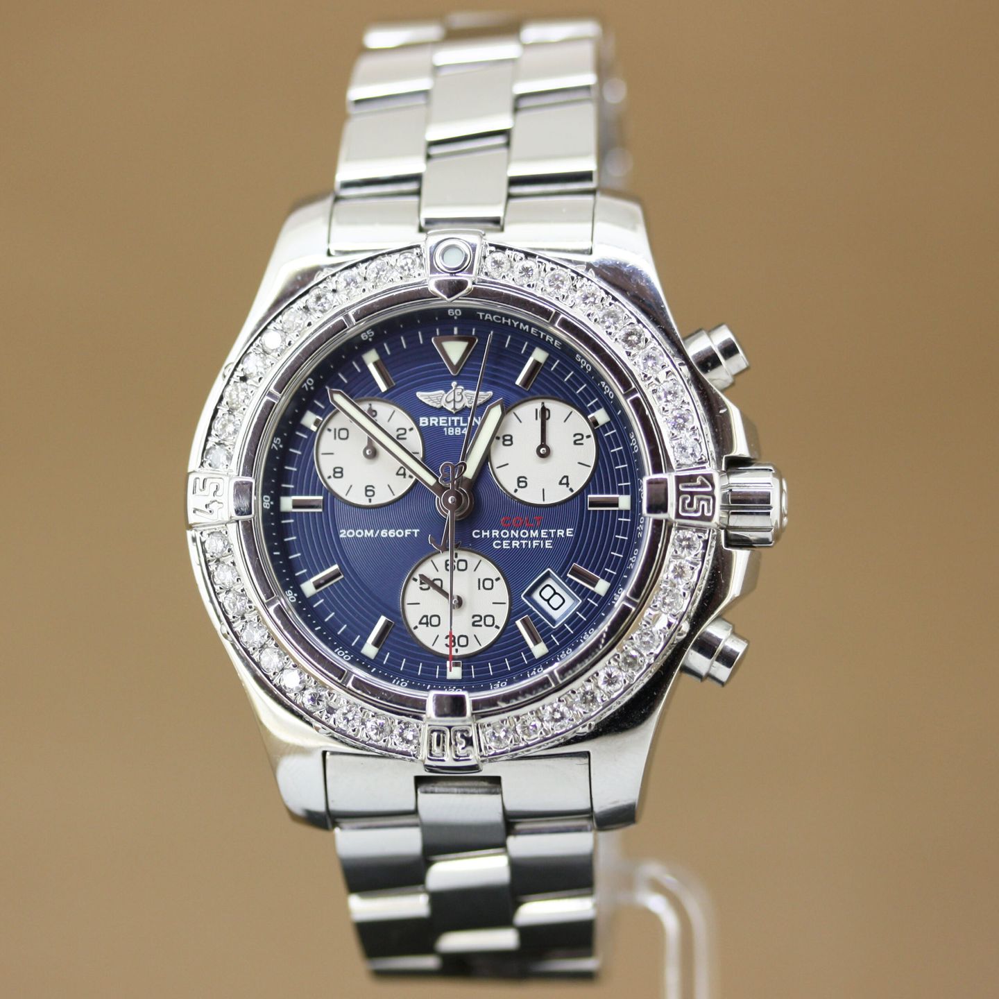 Breitling Colt Chronograph A73380 (2006) - 41mm Staal (3/8)