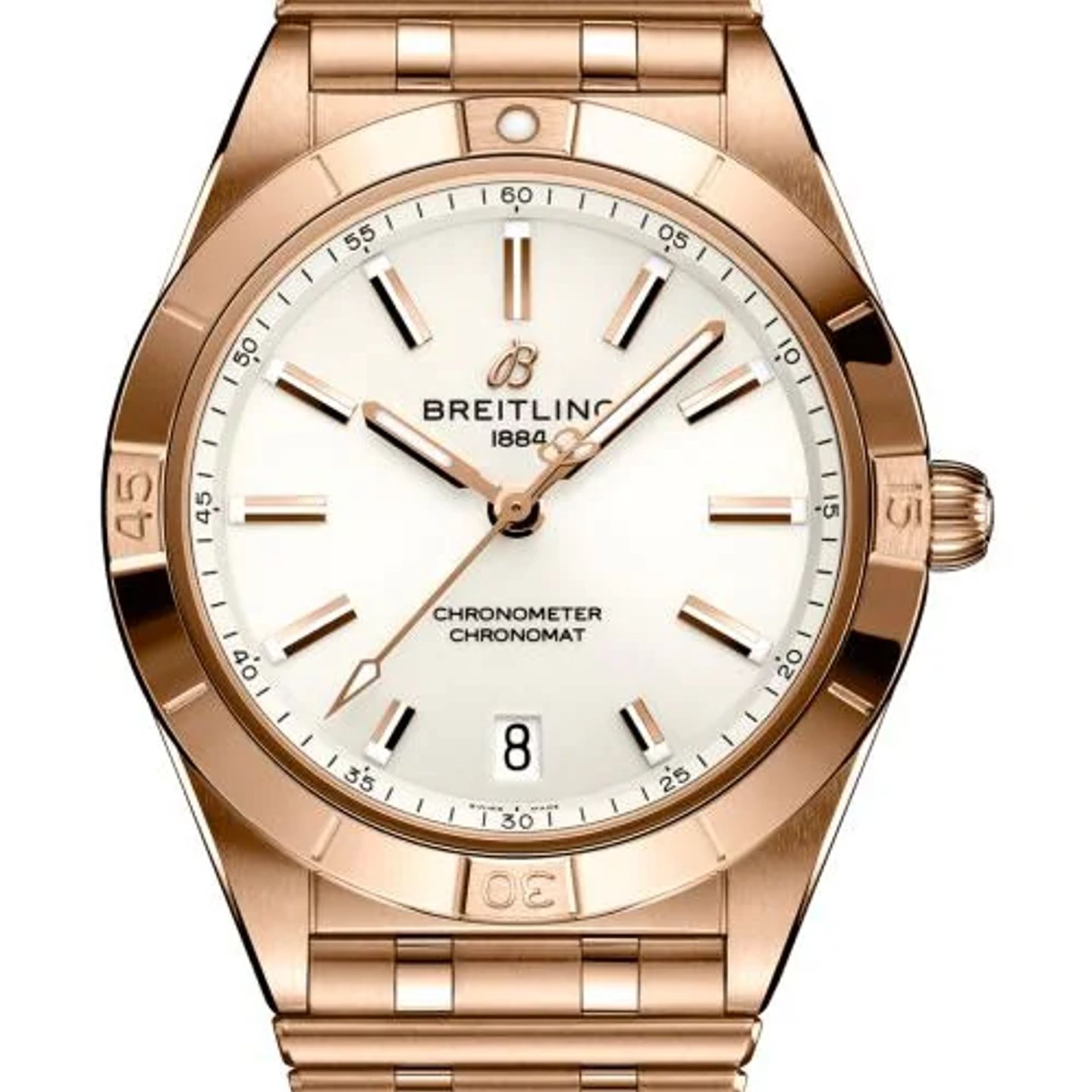 Breitling Chronomat 36 R10380101A1R1 (2026) - White dial 36 mm Red Gold case (1/1)