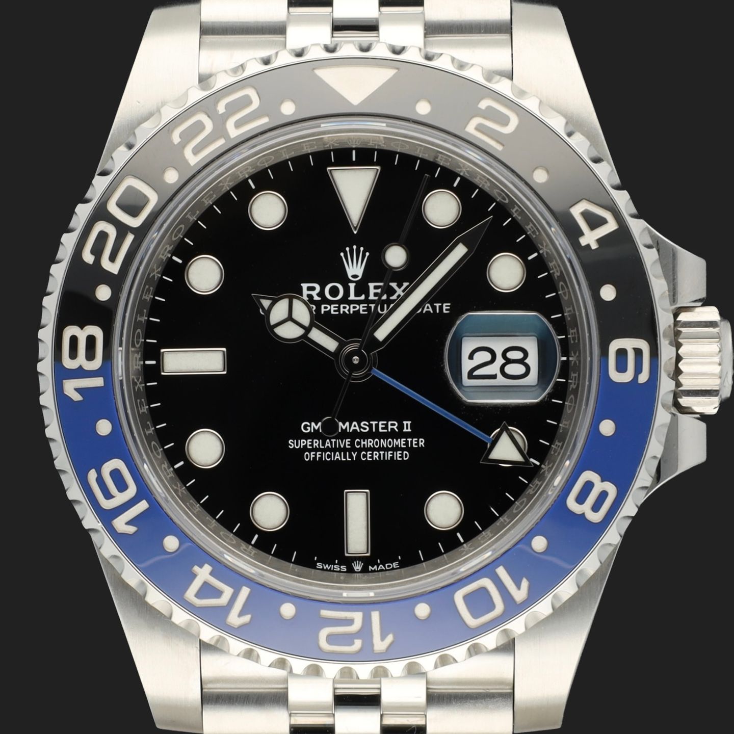 Rolex GMT-Master II 126710BLNR (2020) - Zwart wijzerplaat 40mm Staal (3/8)