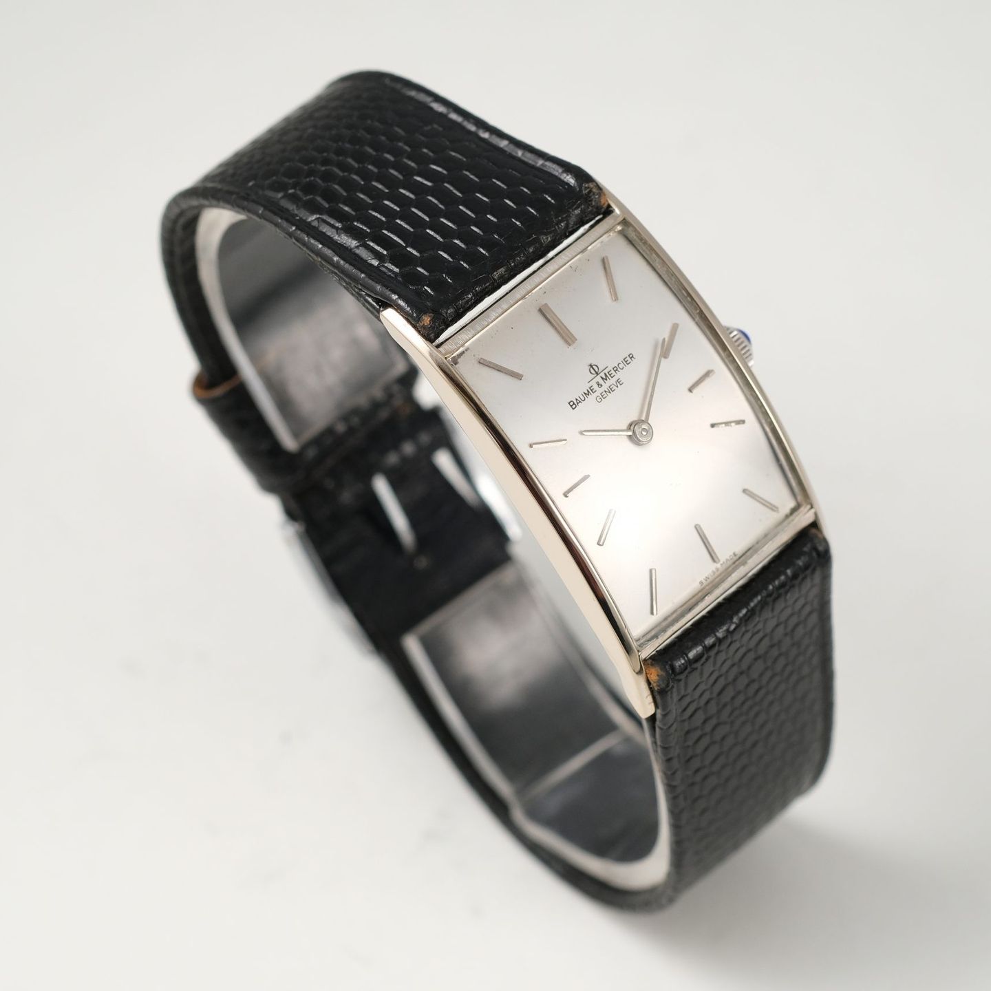 Baume & Mercier Vintage 37068 (1940) - Silver dial Unknown White Gold case (4/8)