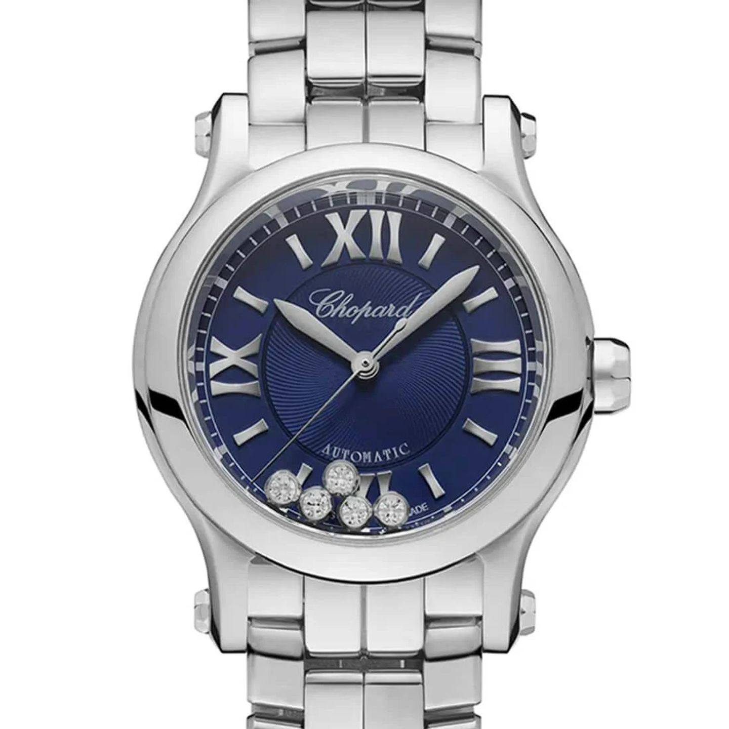 Chopard Happy Sport 278573-3017 (2024) - Blue dial 30 mm Steel case (1/3)