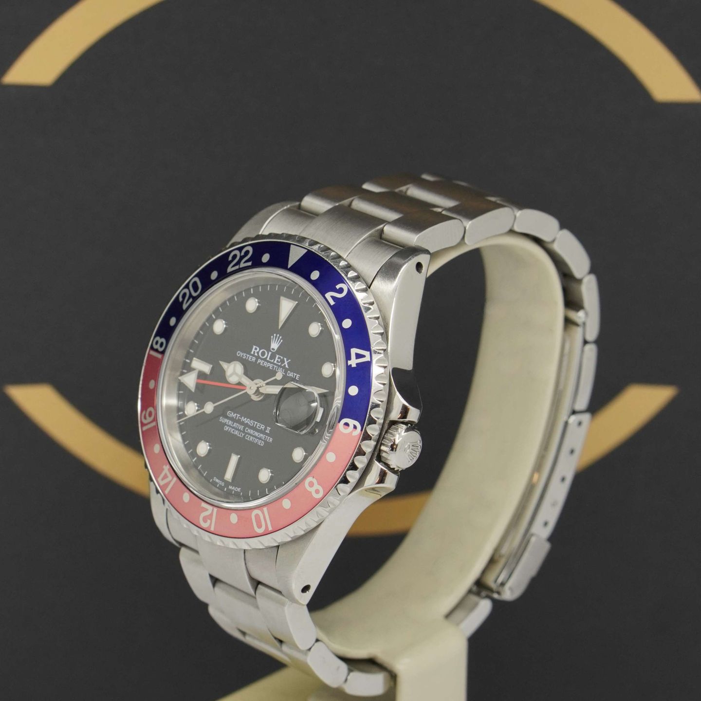 Rolex GMT-Master II 16710 (2001) - Zwart wijzerplaat 40mm Staal (2/7)