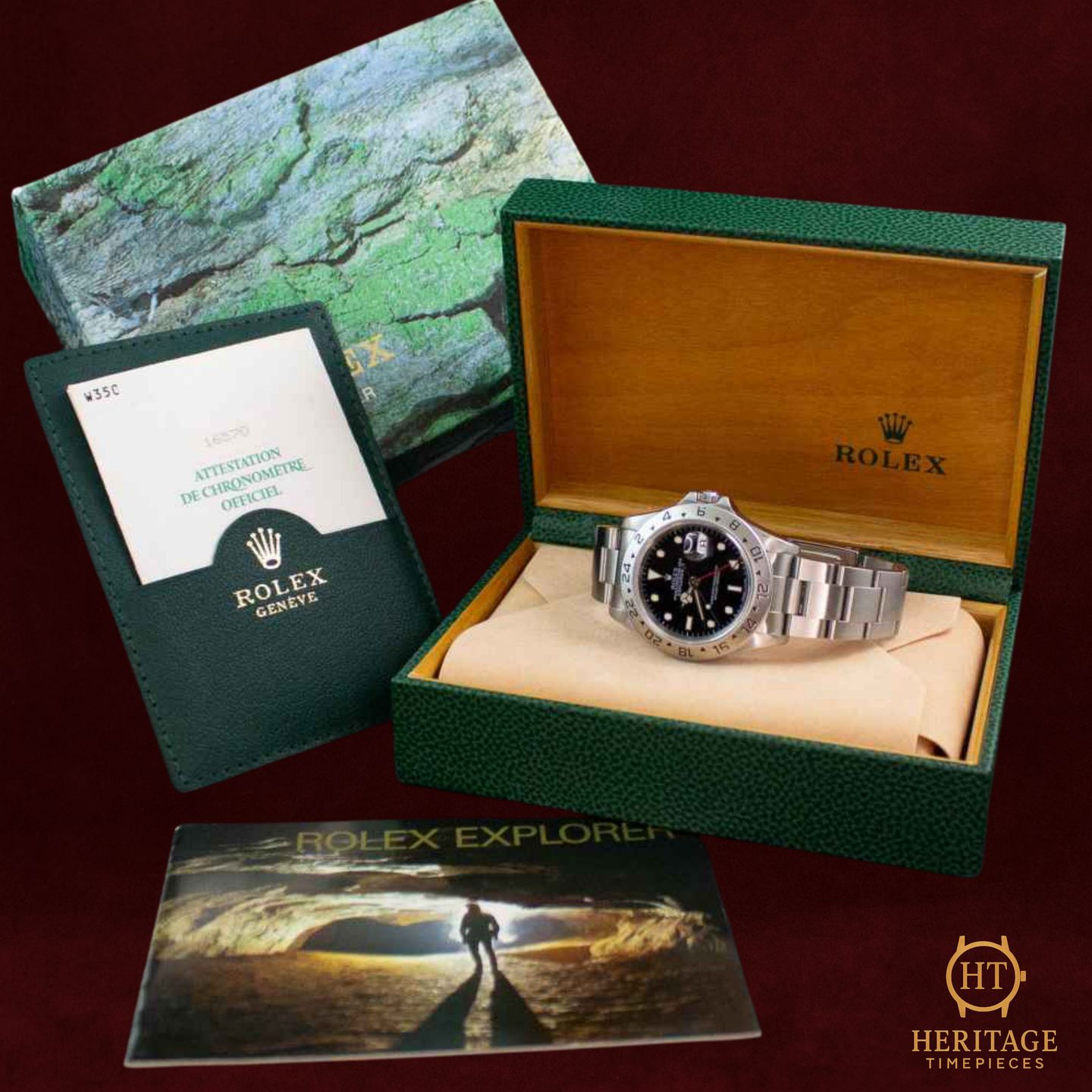 Rolex Explorer II 16570 (1995) - 40 mm Steel case (8/8)