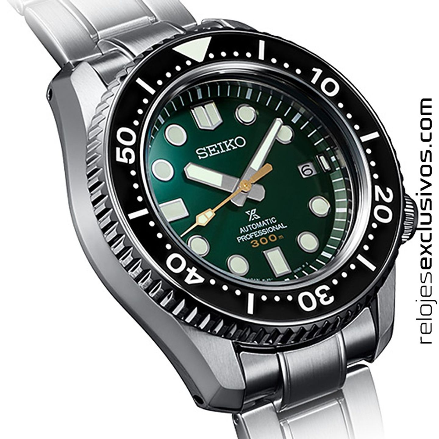 Seiko Prospex SLA047J1 (2024) - Green dial 45 mm Steel case (5/8)