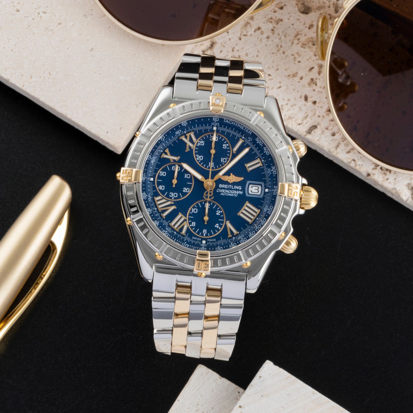 Breitling Crosswind Racing B13055 (1999) - 43 mm Steel case (1/8)