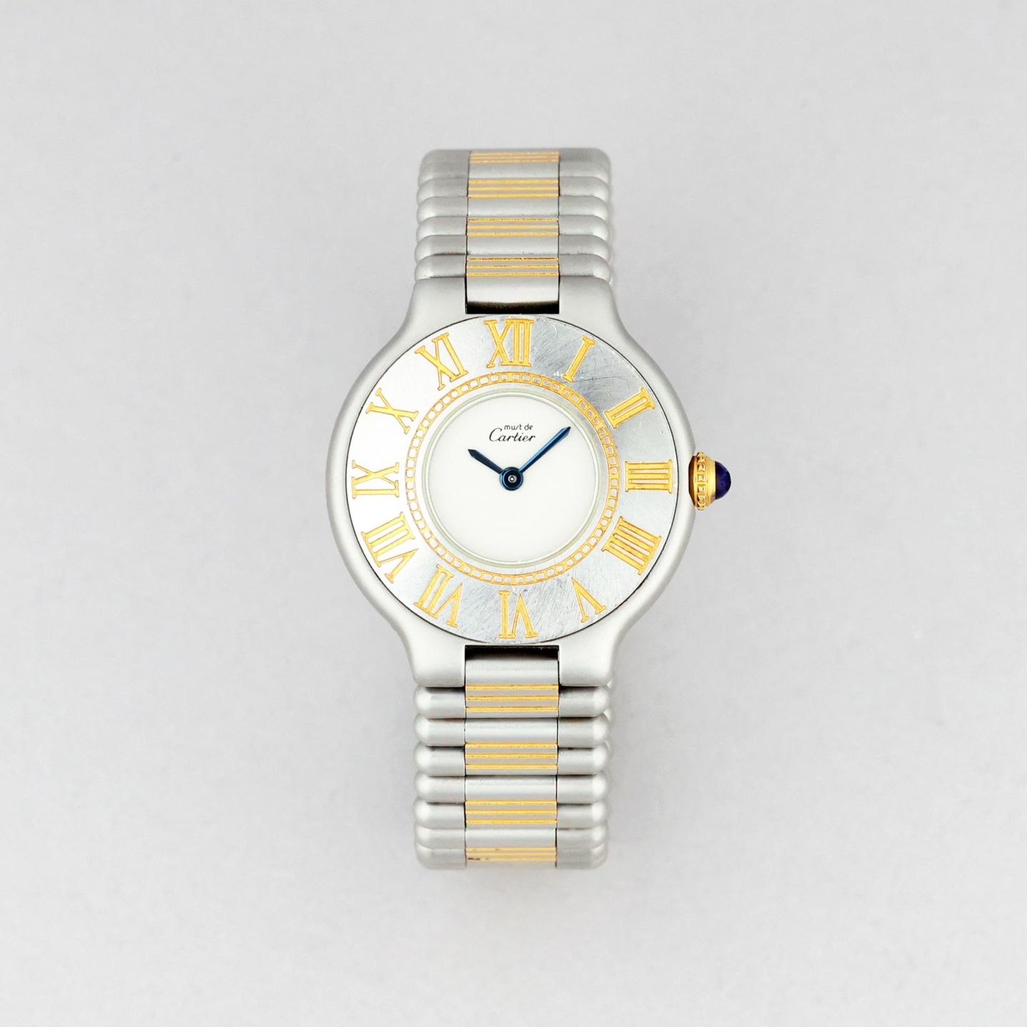 Cartier 21 Must de Cartier 9010 (Unknown (random serial)) - White dial (1/7)