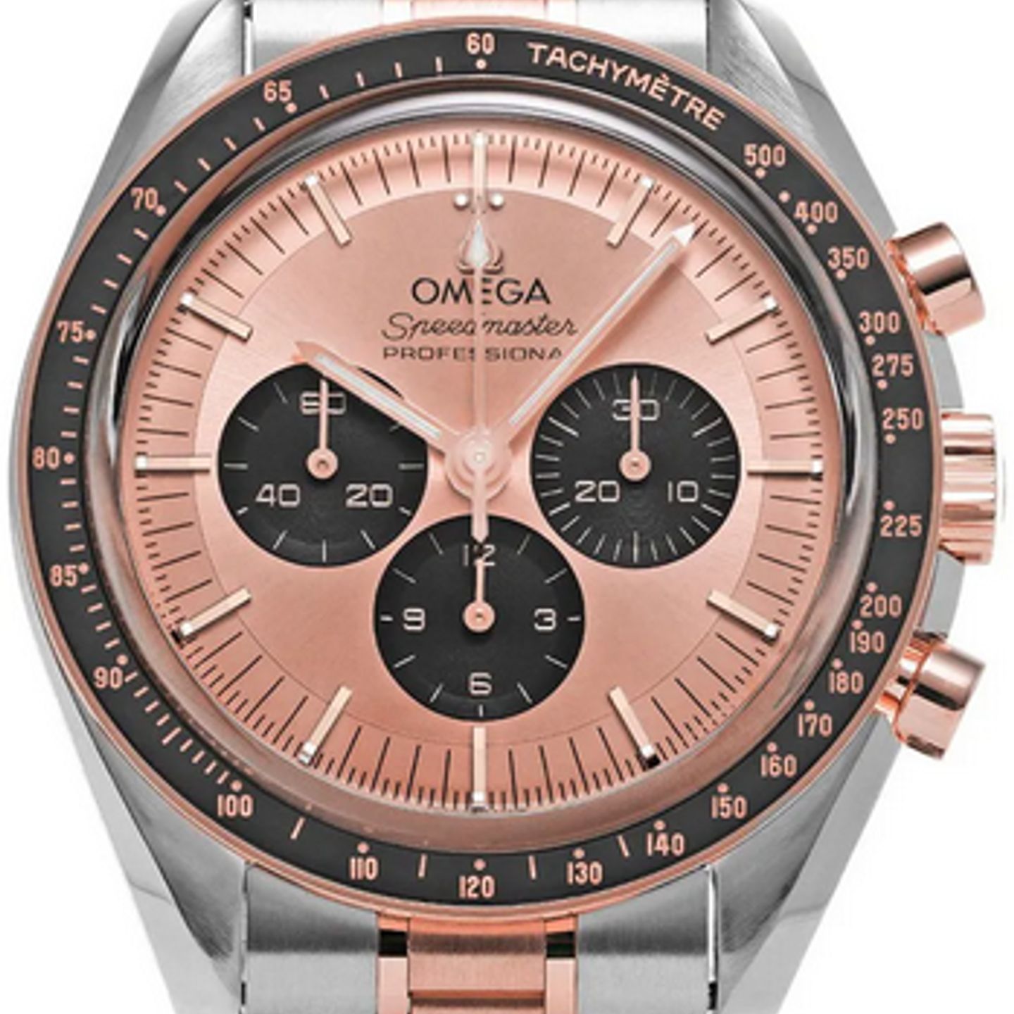 Omega Speedmaster Professional Moonwatch 310.20.42.50.99.001 (2024) - Pink dial 42 mm Gold/Steel case (1/1)