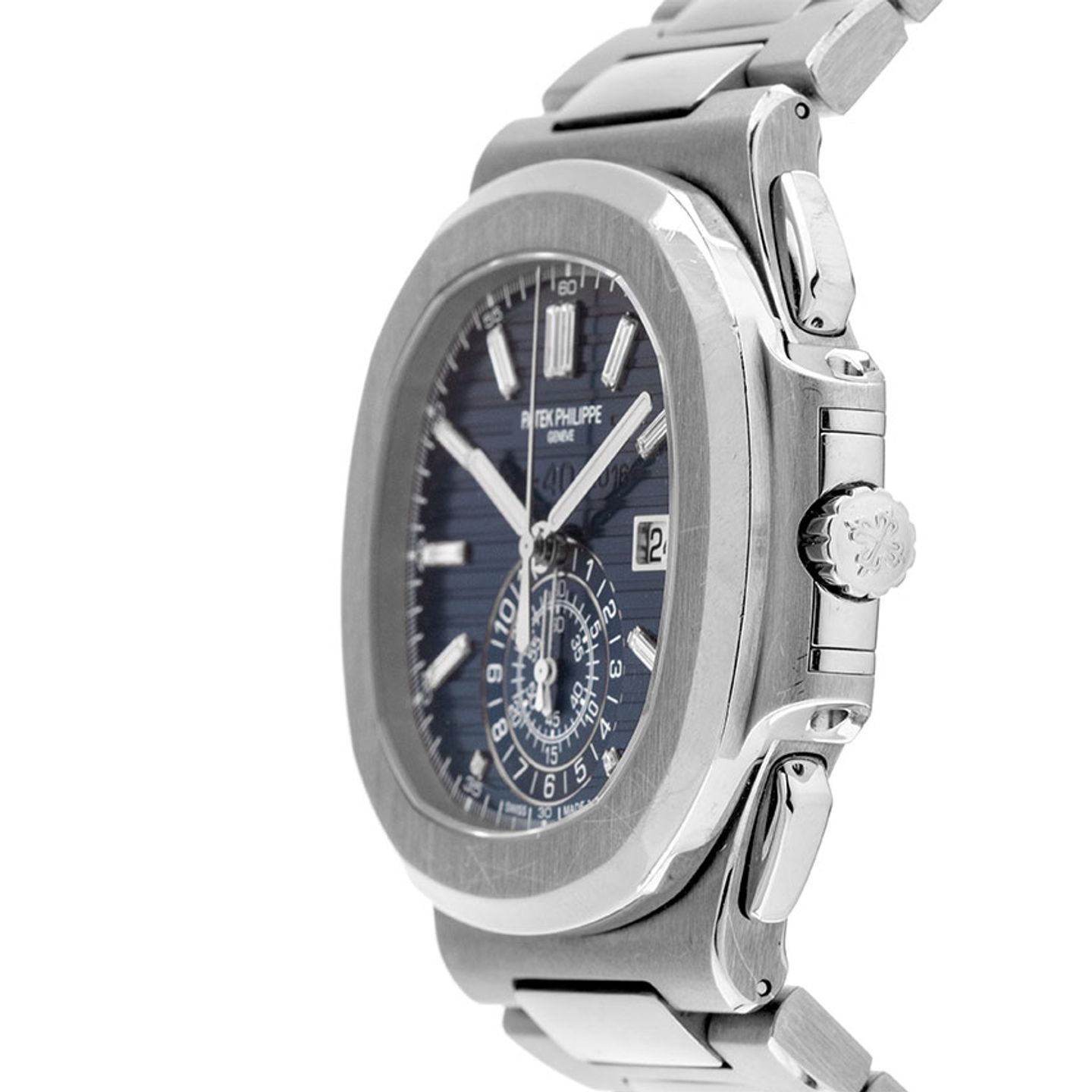 Patek Philippe Nautilus 5976/1G-001 (2017) - Blue dial 45 mm White Gold case (4/7)