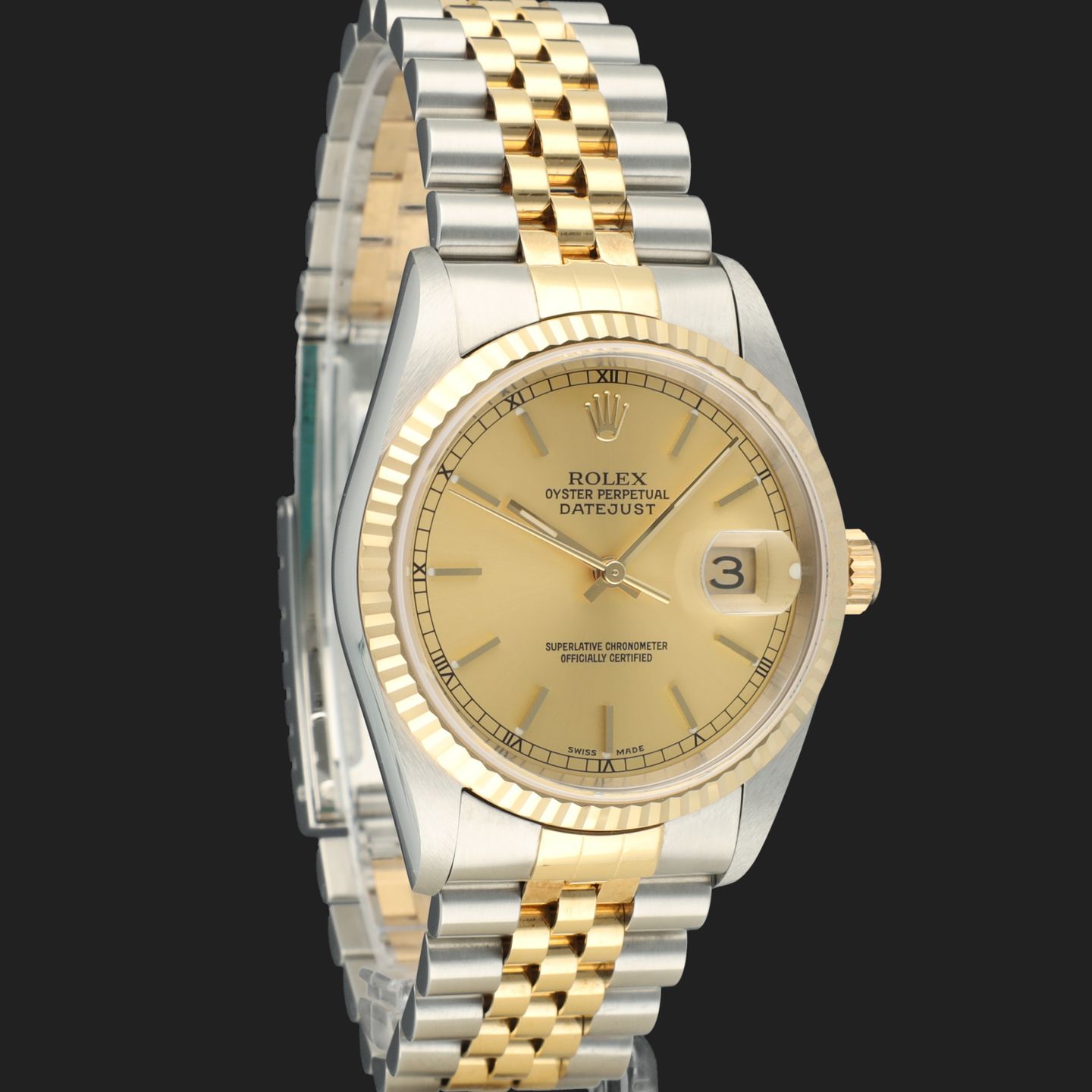 Rolex Datejust 36 16233 (2004) - 36mm Goud/Staal (4/8)