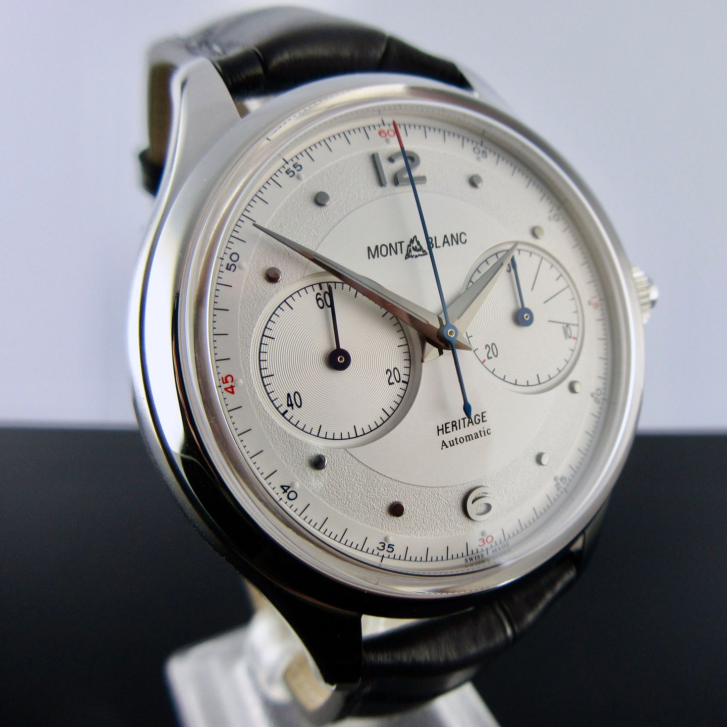 Montblanc Heritage Chronométrie 119951 (2024) - Zilver wijzerplaat 42mm Staal (3/8)