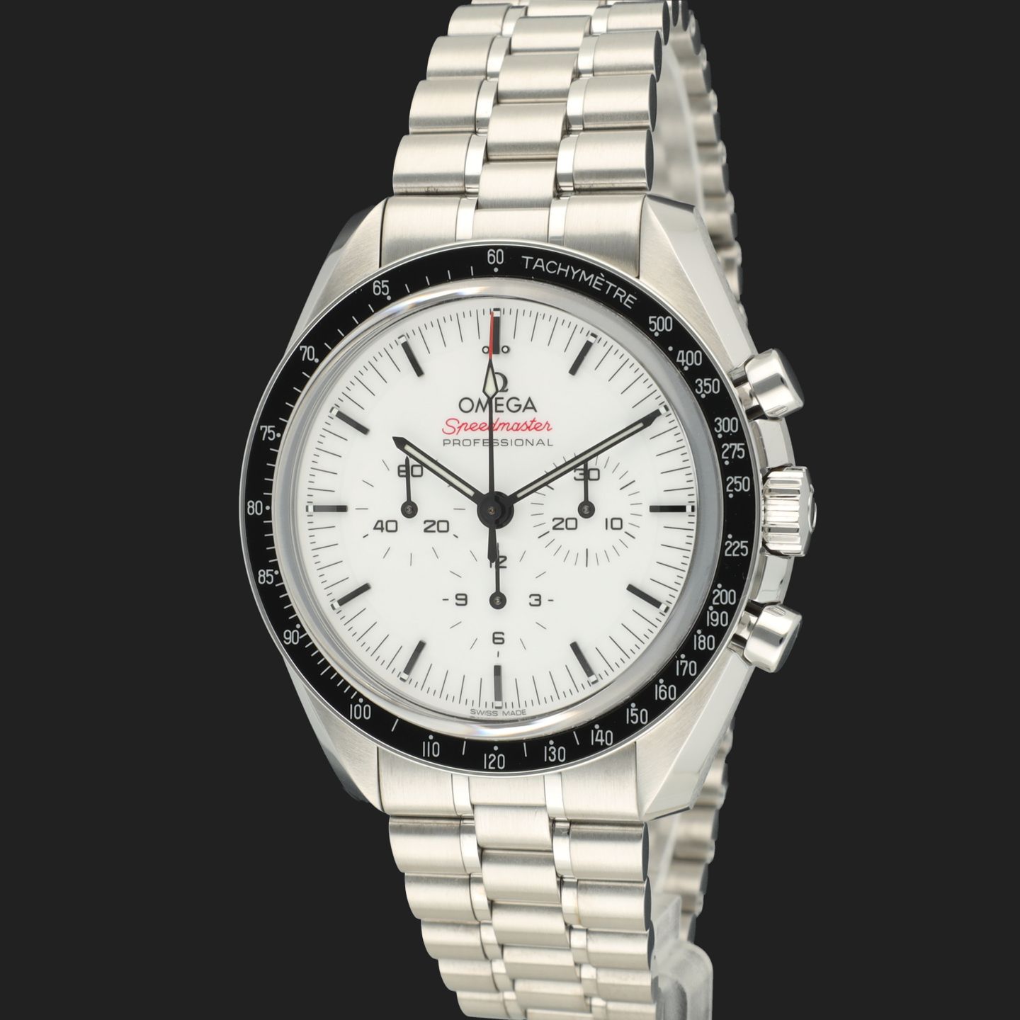Omega Speedmaster Professional Moonwatch 310.30.42.50.04.001 (2025) - White dial 42 mm Steel case (1/8)