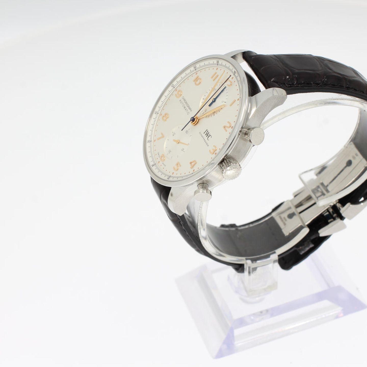 IWC Portuguese Chronograph IW371604 (2025) - Silver dial 41 mm Steel case (2/4)