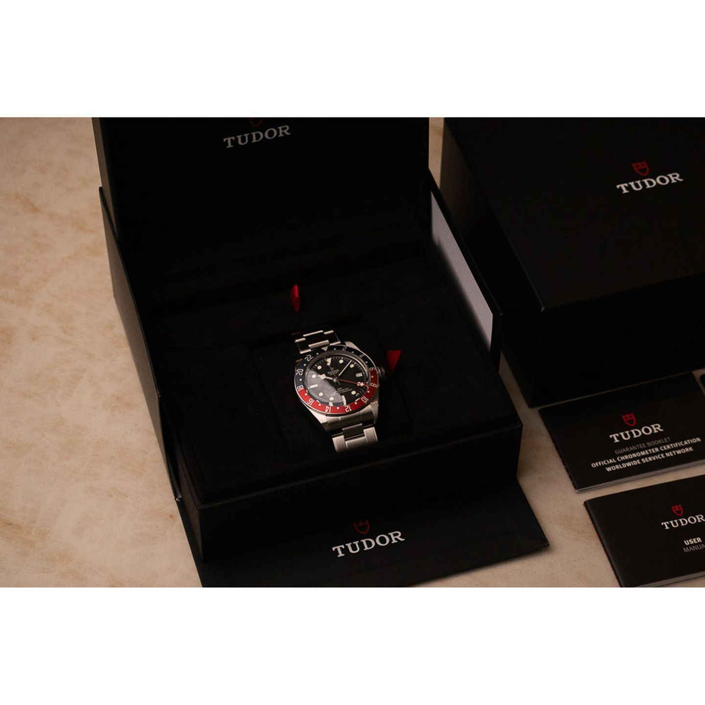 Tudor Black Bay GMT 79830RB (2026) - Zwart wijzerplaat 41mm Staal (8/8)