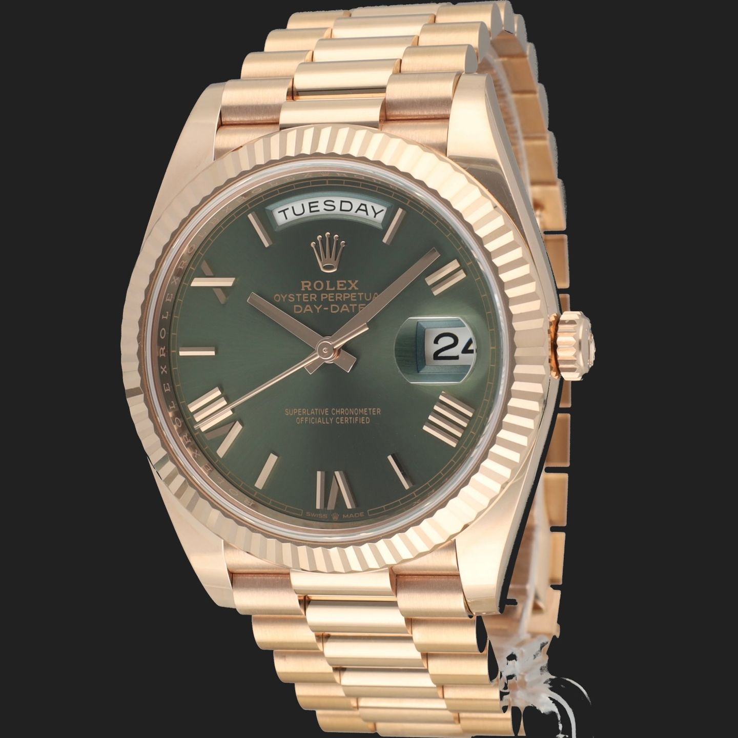 Rolex Day-Date 40 228235 (2019) - 40mm Roségoud (1/8)